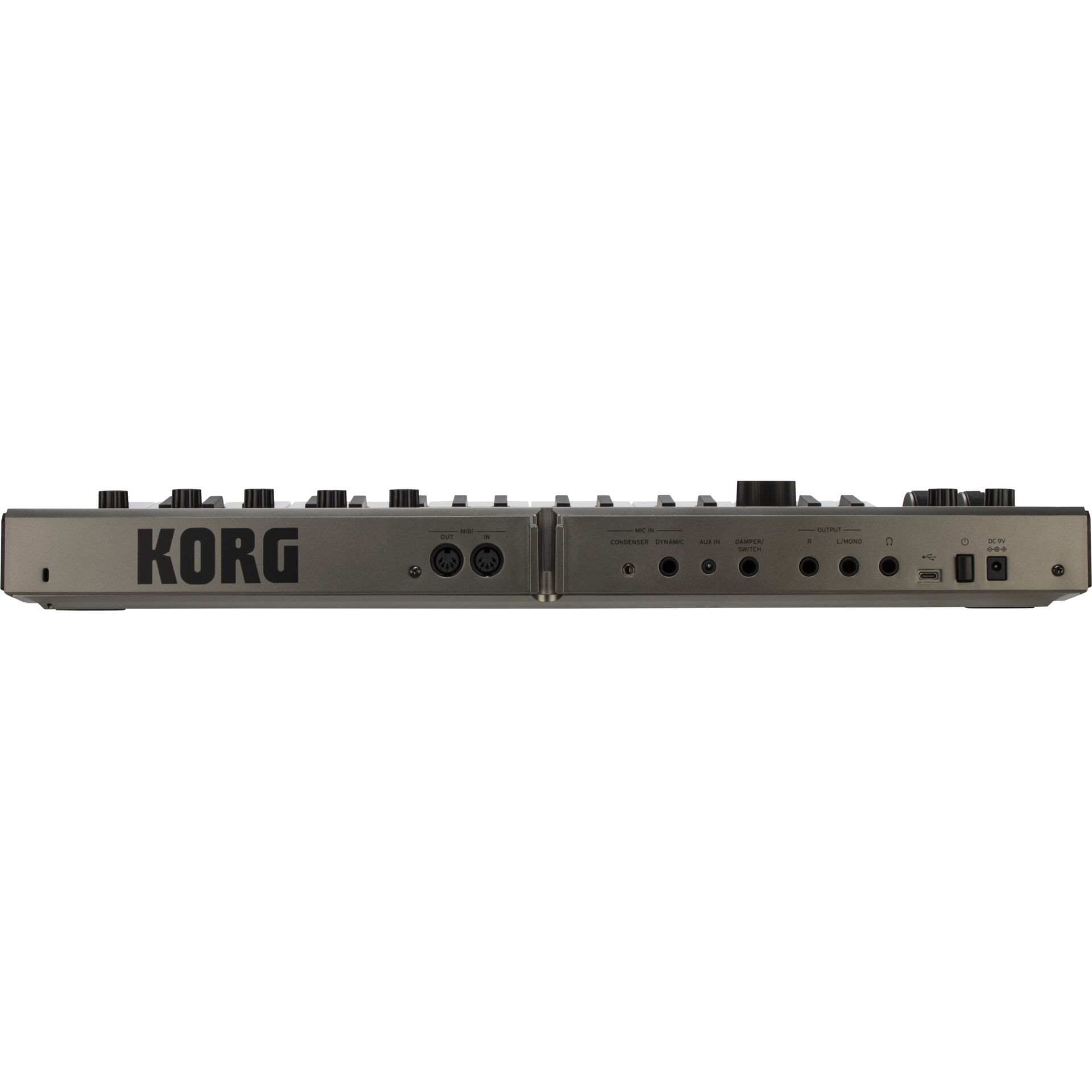 Korg, Synthesizer, Tastatur, Rückseite, Anschlüsse