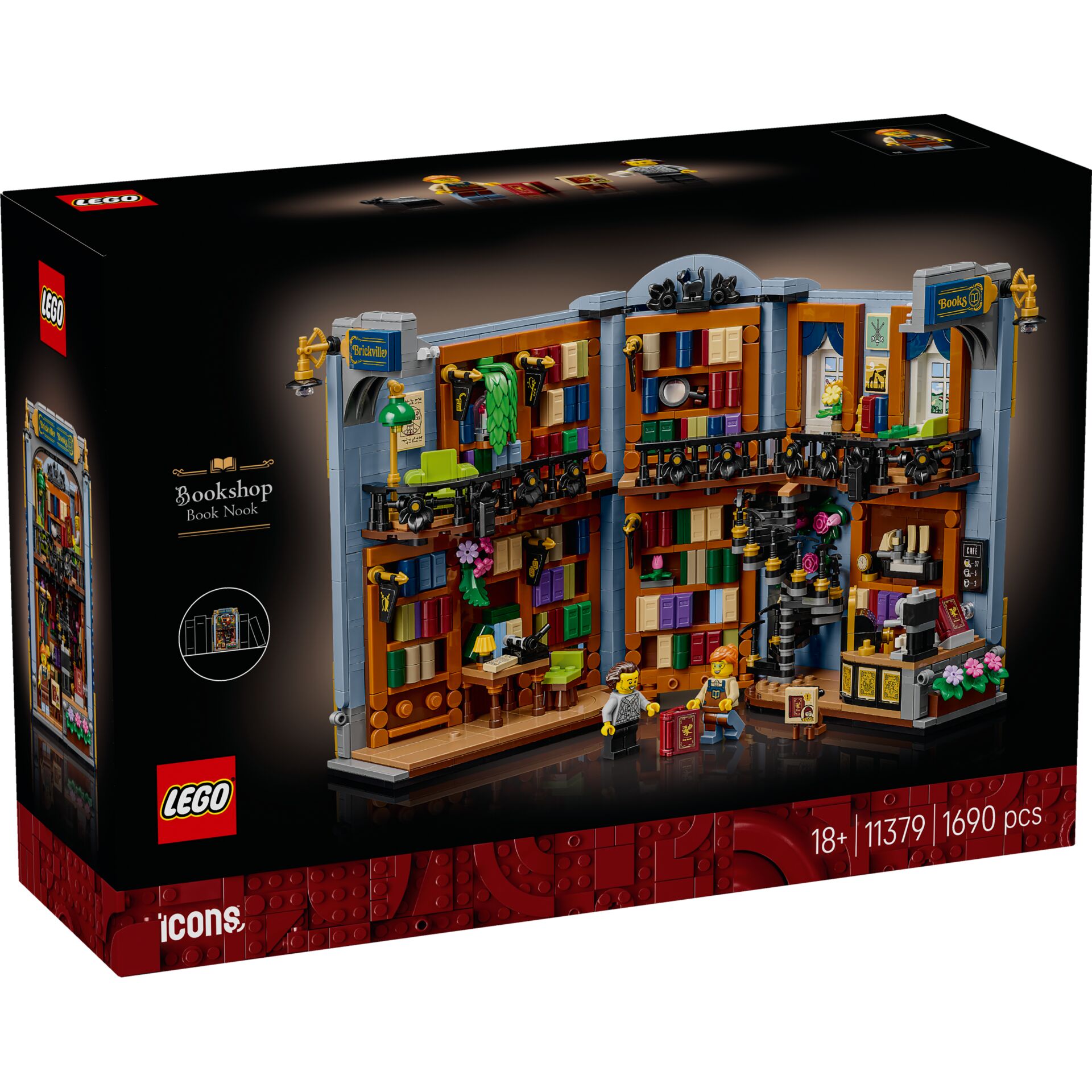 Lego, Buchhandlung, Leseecke, Bücherregal, Bibliothek