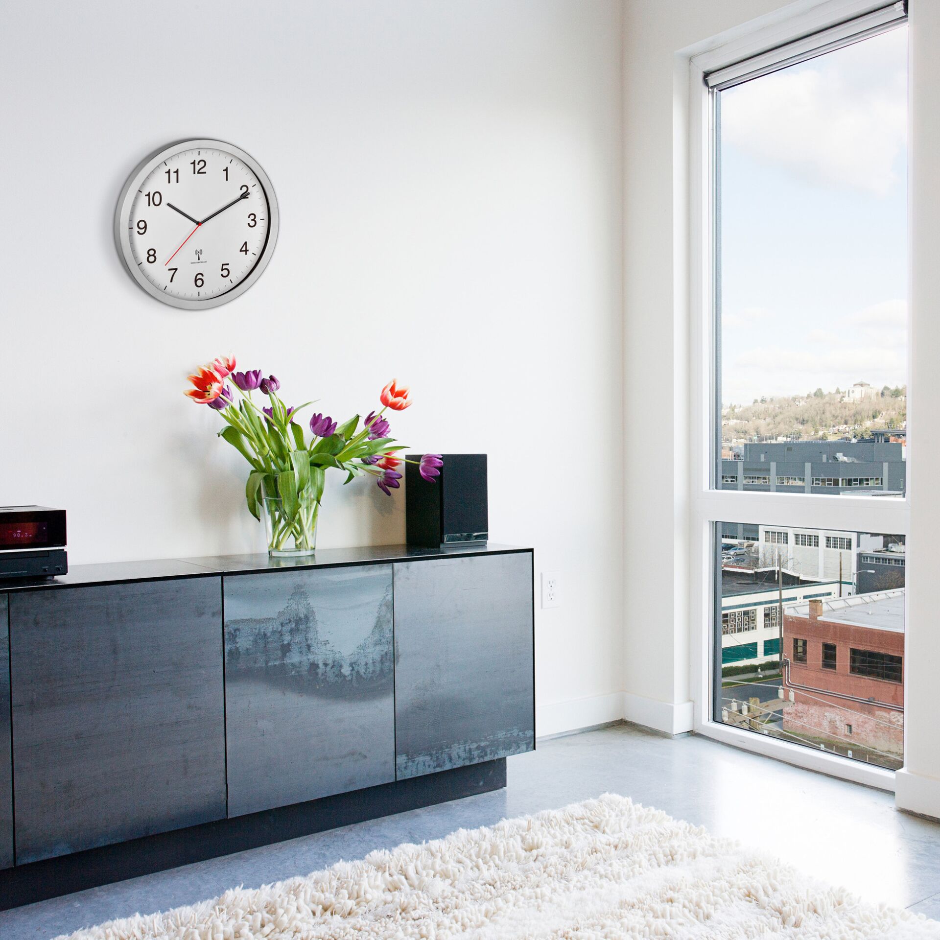 Anrichte, Innenarchitektur, Blumen-Arrangement, Topfpflanze, Teppich