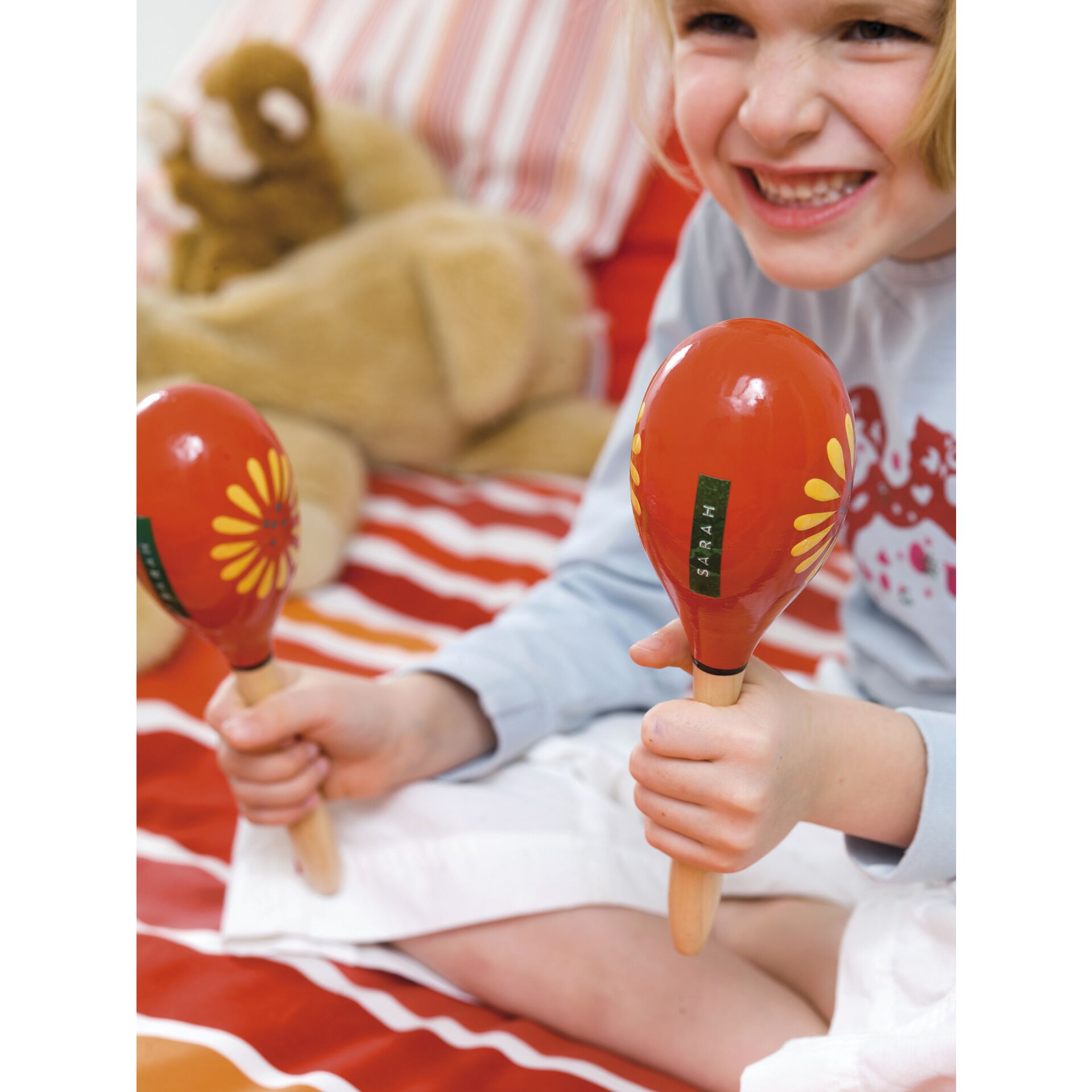 Maracá, Musikinstrument, Person