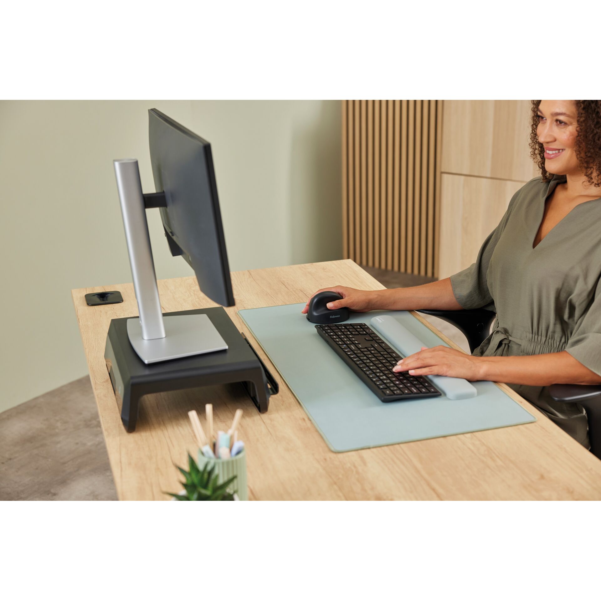 Moebel, Tabelle, Schreibtisch, Person, Frau