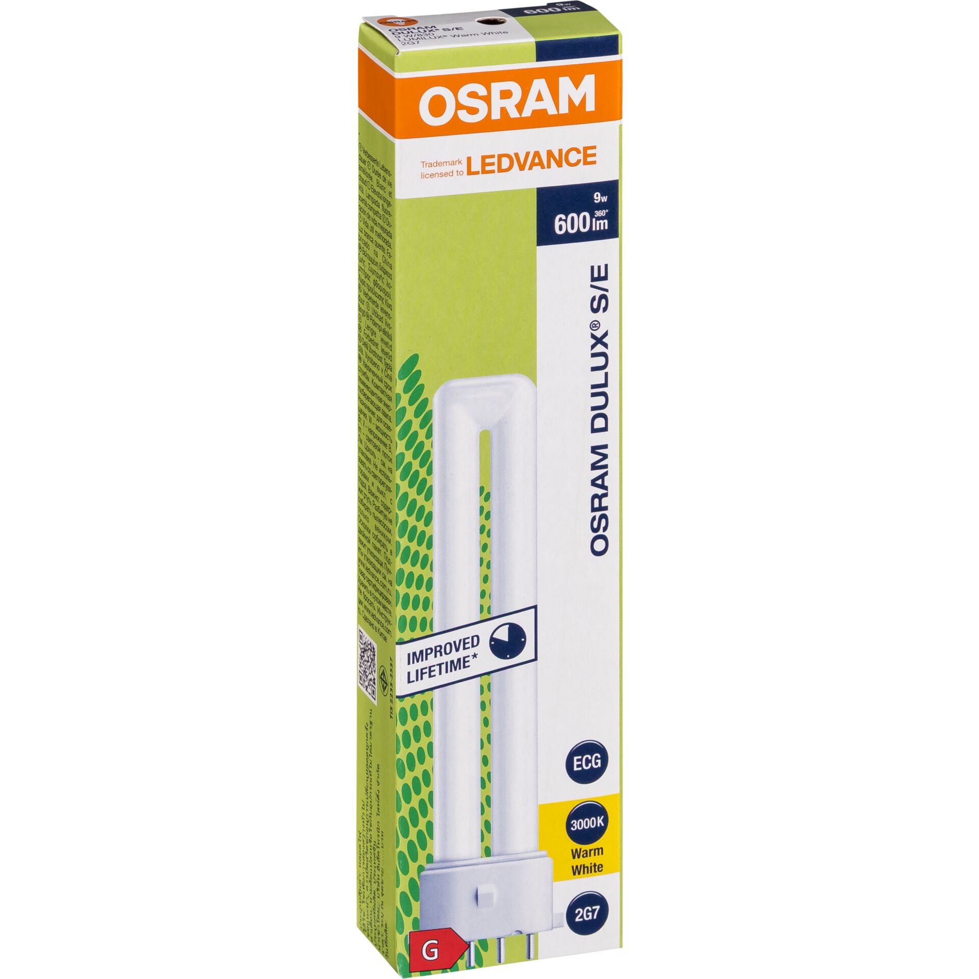 Osram DULUX S/E Energiesparlampe  9W/830 2G7 FS1
