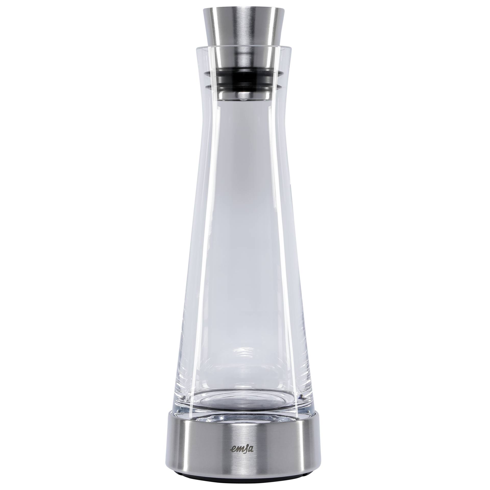gläserner licht, Karaffe, Öl-/Essigflasche, Stahl/Acryl, schlankes Design