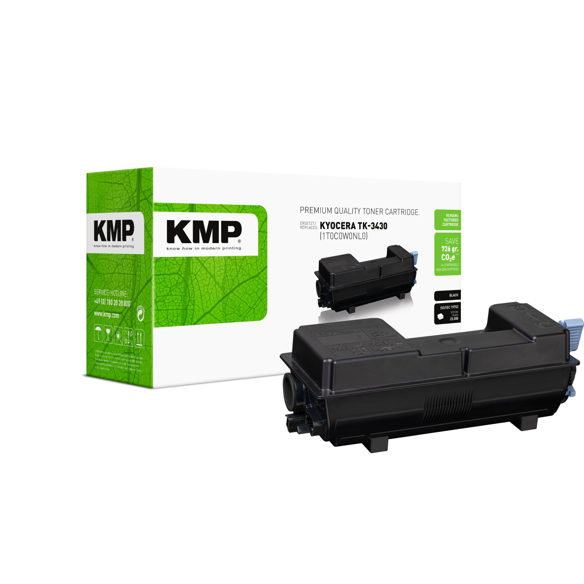Adapter, Elektronik, Computer-Ausrüstung, Computerausrüstung, Maschine, Tonerpatrone, Tonerkassette, Schwarz, TK-3430, KMP