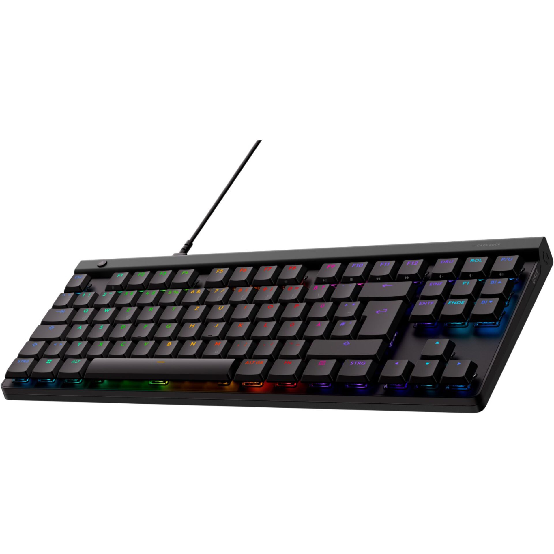 Gaming-Tastatur, RGB-Beleuchtung, Kabelgebunden, Vollgröße, Mechanische Tasten