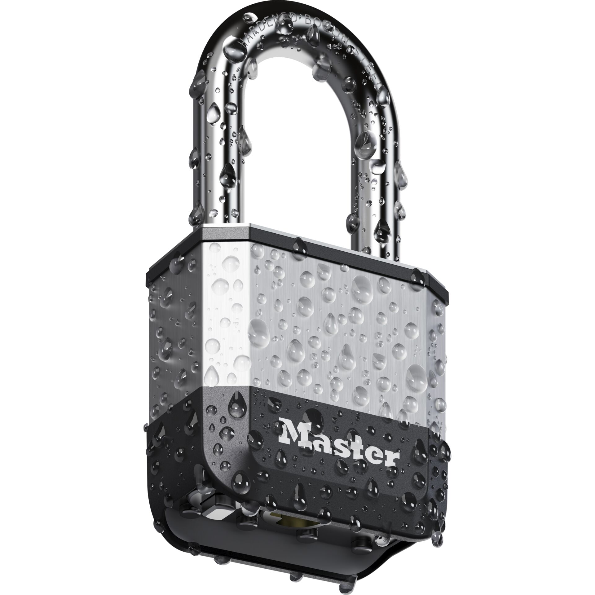 Schloss, Metall, Schloss mit Wassertröpfchen, Koffer-Schloss, Master