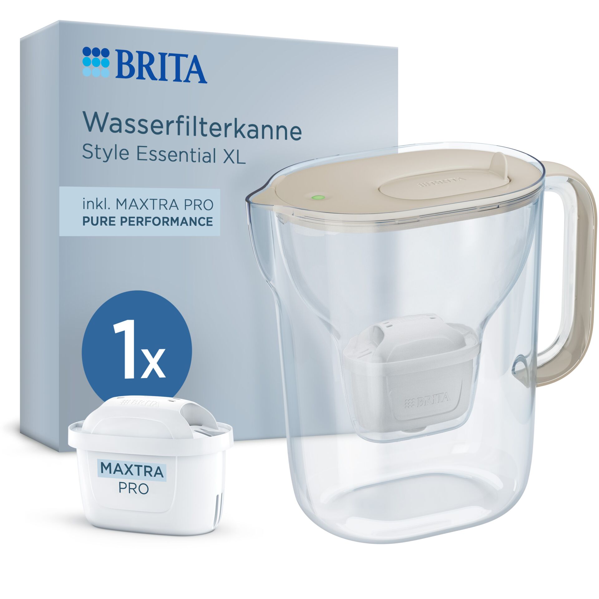 Wasserfilterkanne, Filterkanne, Becher, Maxtra Pro, Stück