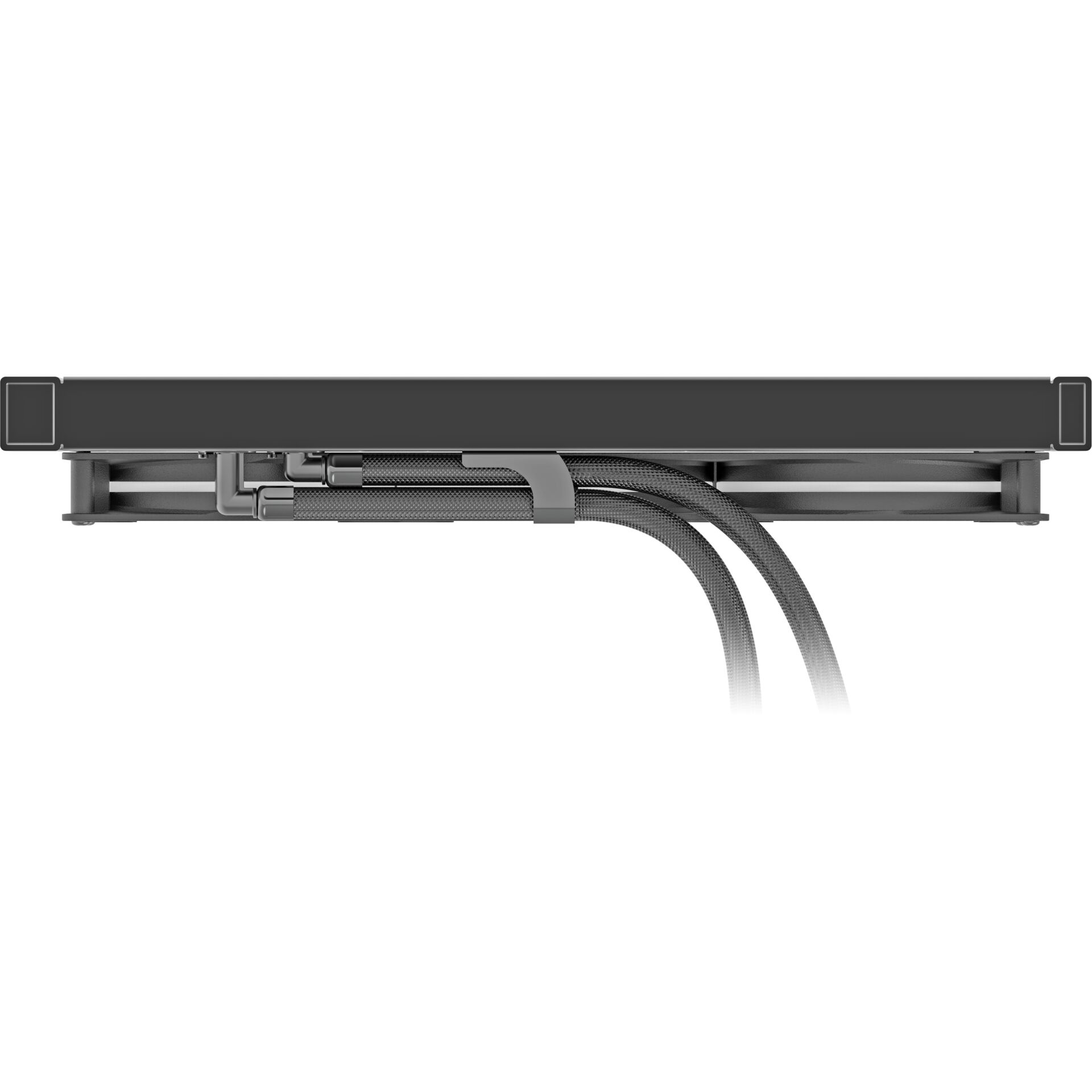Laptop-Hülle, Kabel-Management, dunkelgrau, Schlank, Belüftete-Platte