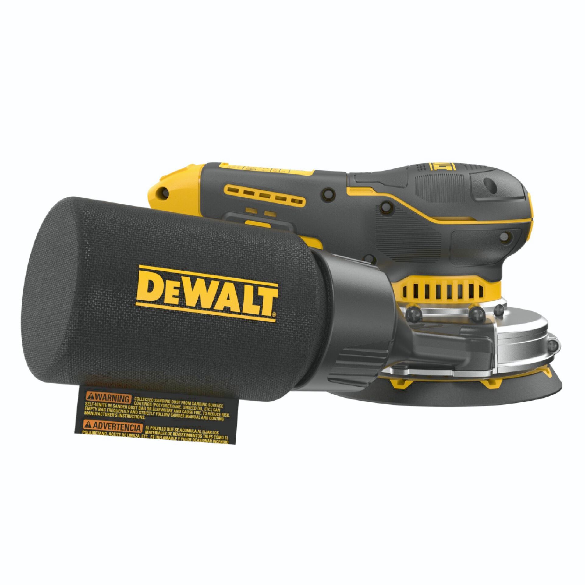 Akku Schleifer, 180 W, Nass-/Trockenschleifer, Auffangmanschette, DeWalt