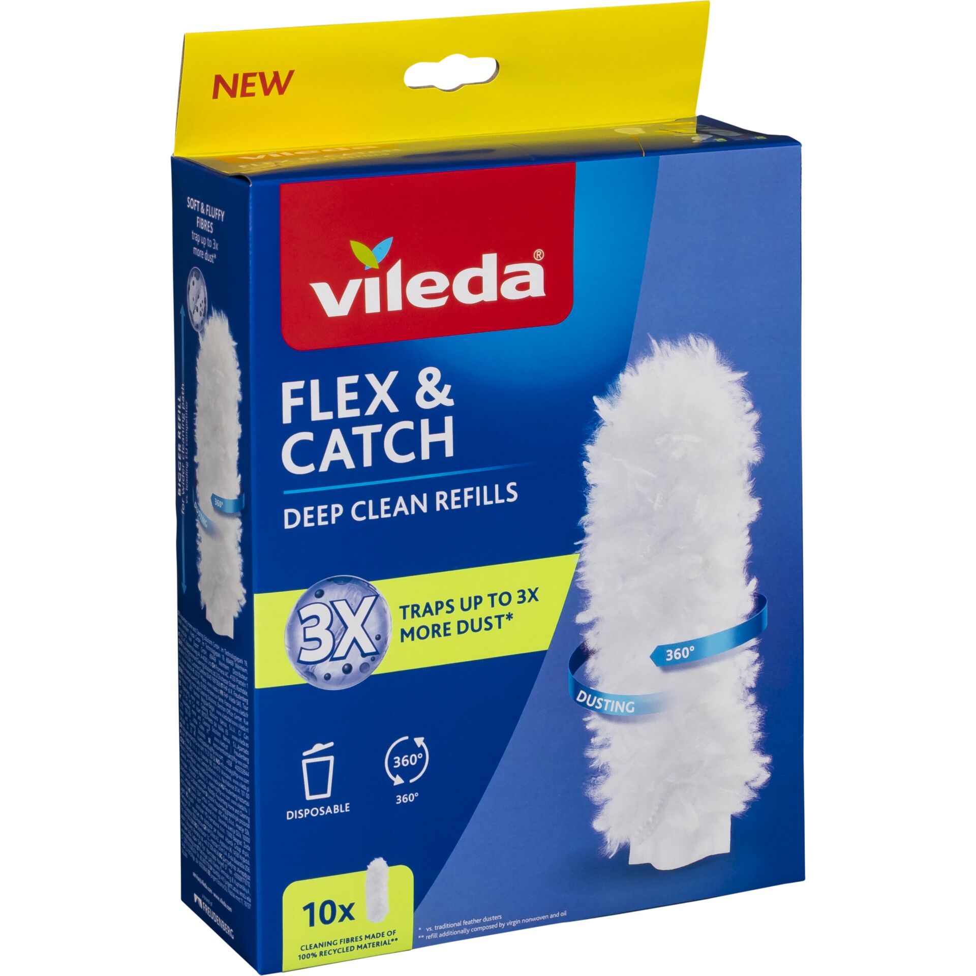 Vileda Staubwedel-Einsätze für  Flex&Catch 10 Stück