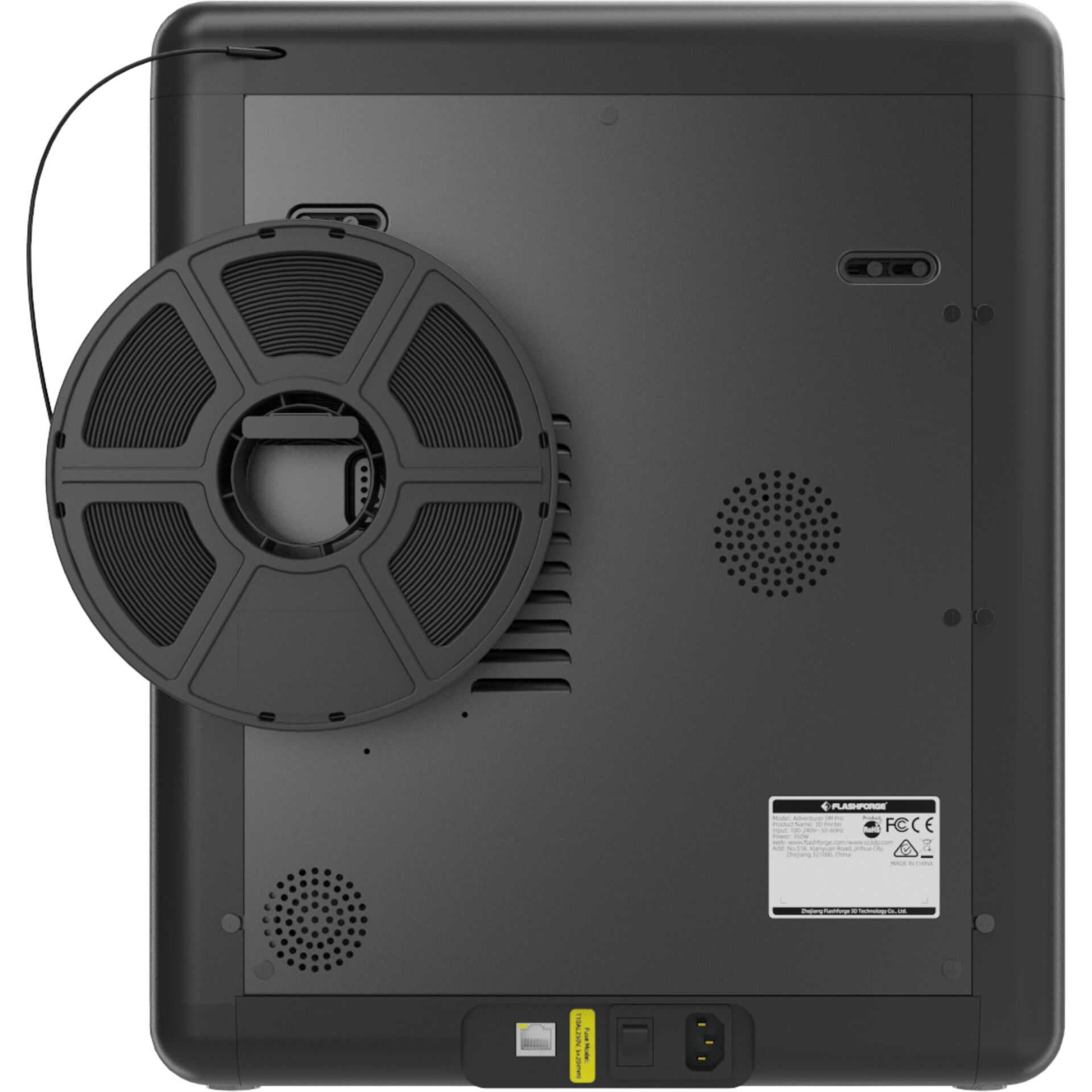 wand-horn speaker, infrared projector?, no that seems incorrect