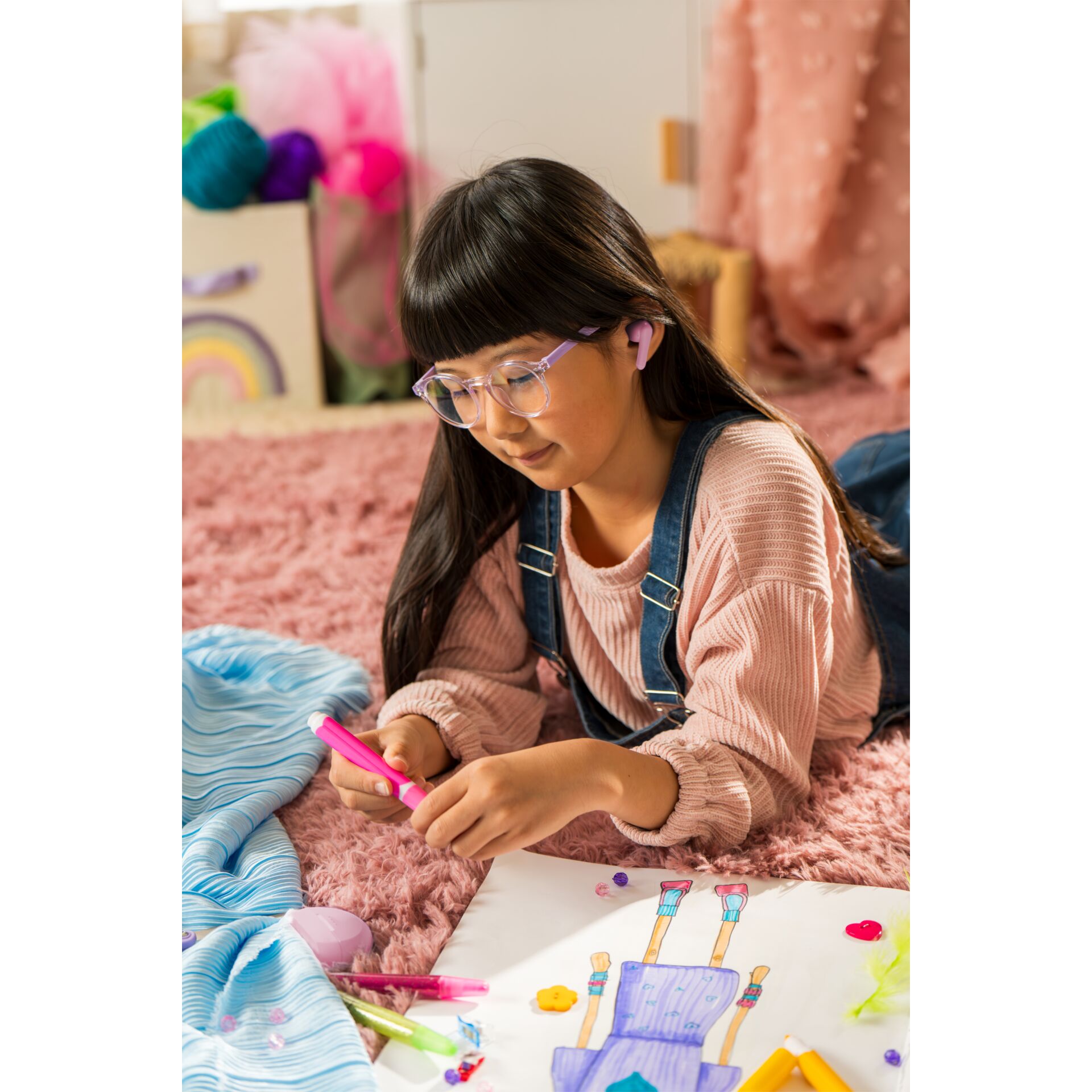 Person, Ohrhörer, Elektronik