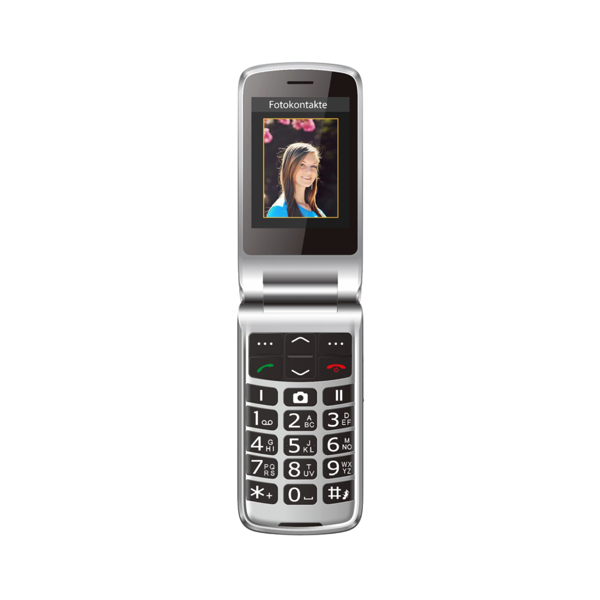 Flip-Handy, Klapphandy, Bildschirm, Kamera, Tastatur