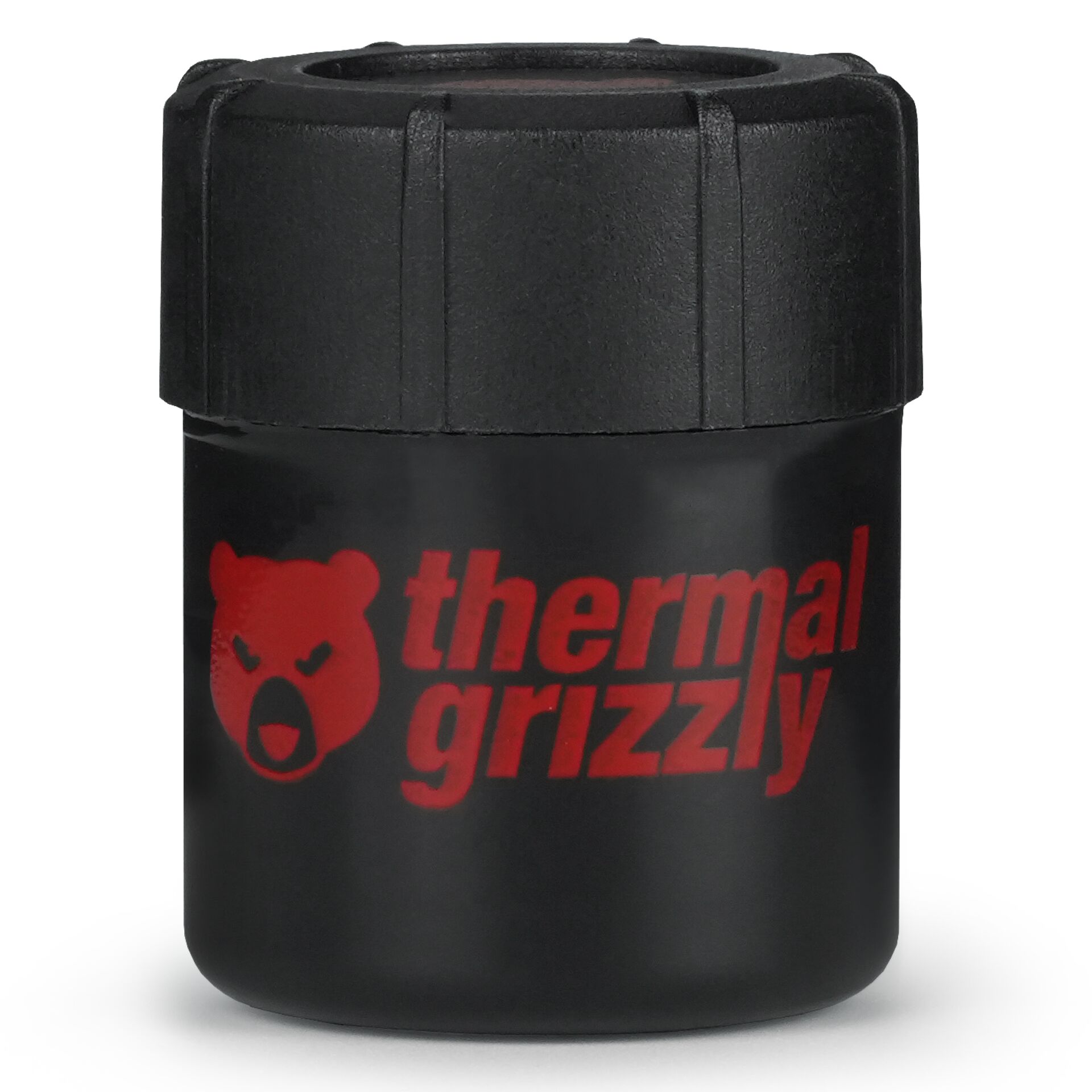 Thermalbehälter, Isolierte Flasche, Schwarzes Gefäß, Rotes Logo, Griffverschluss