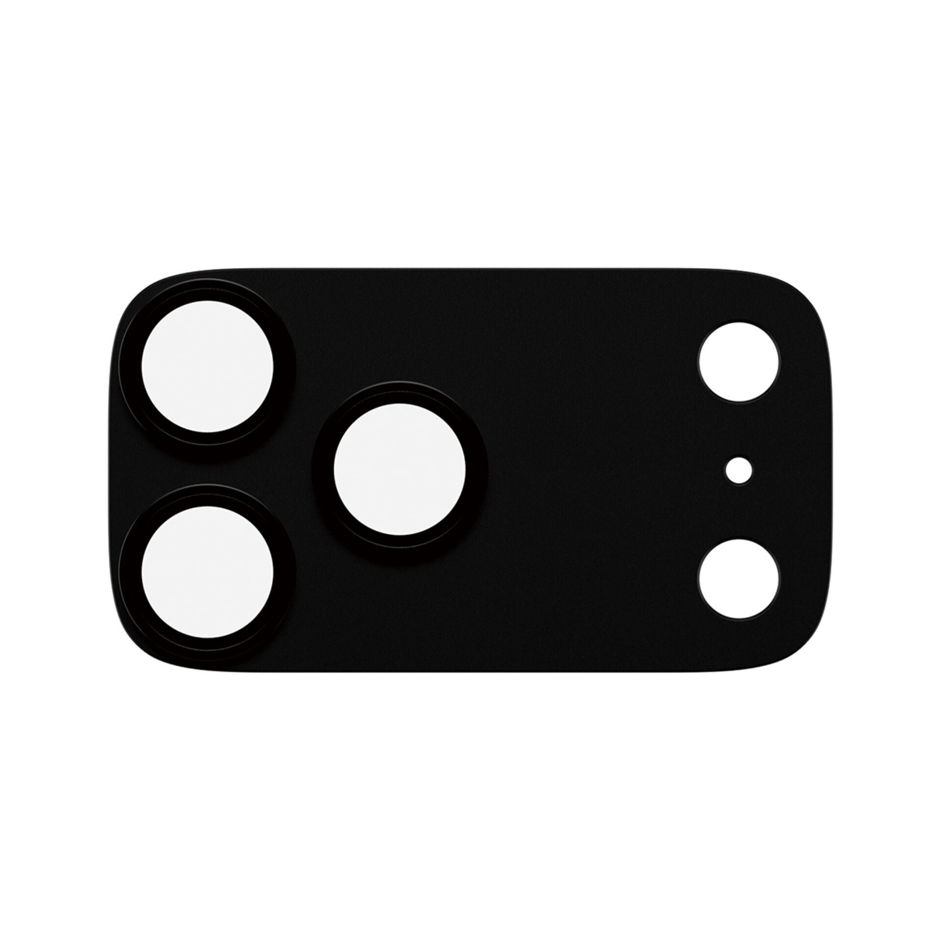 kamera-rahmen, linsenschutz, schwarz, lochausschnitt, matte oberfläche