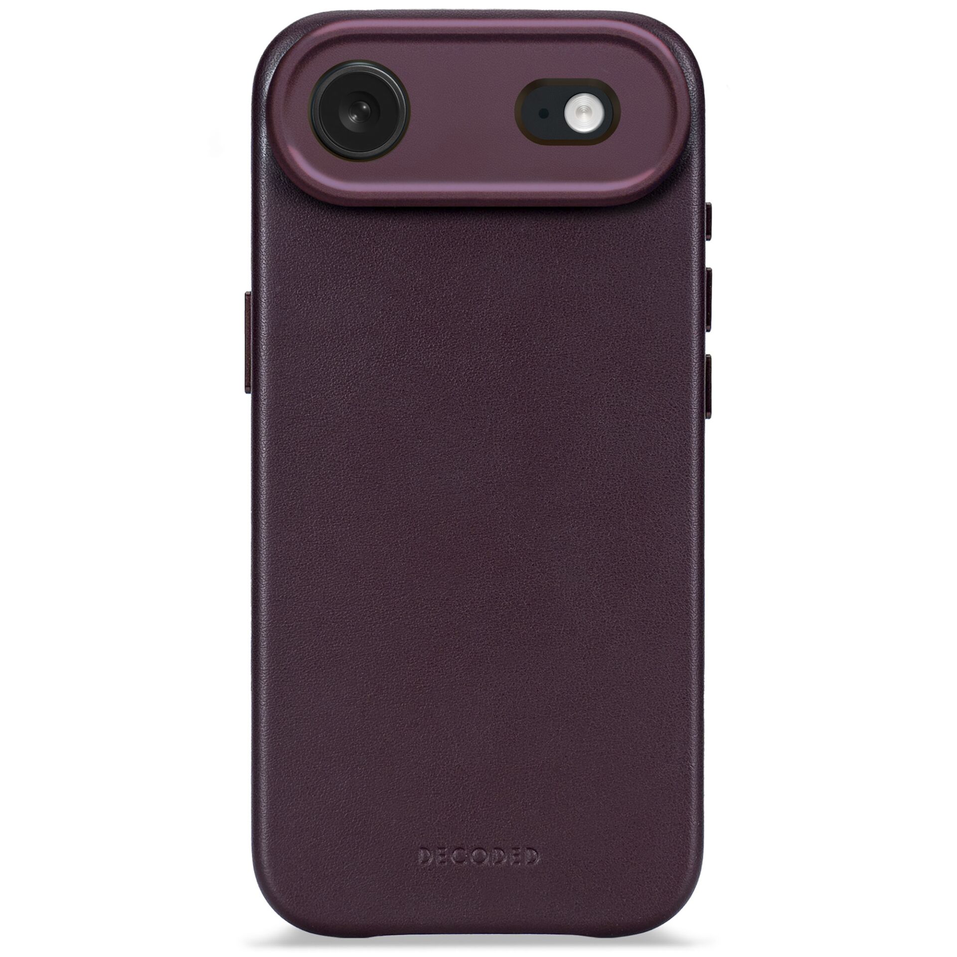 Decoded Leather Backcover  iPhone 17 Air Dark Ruby