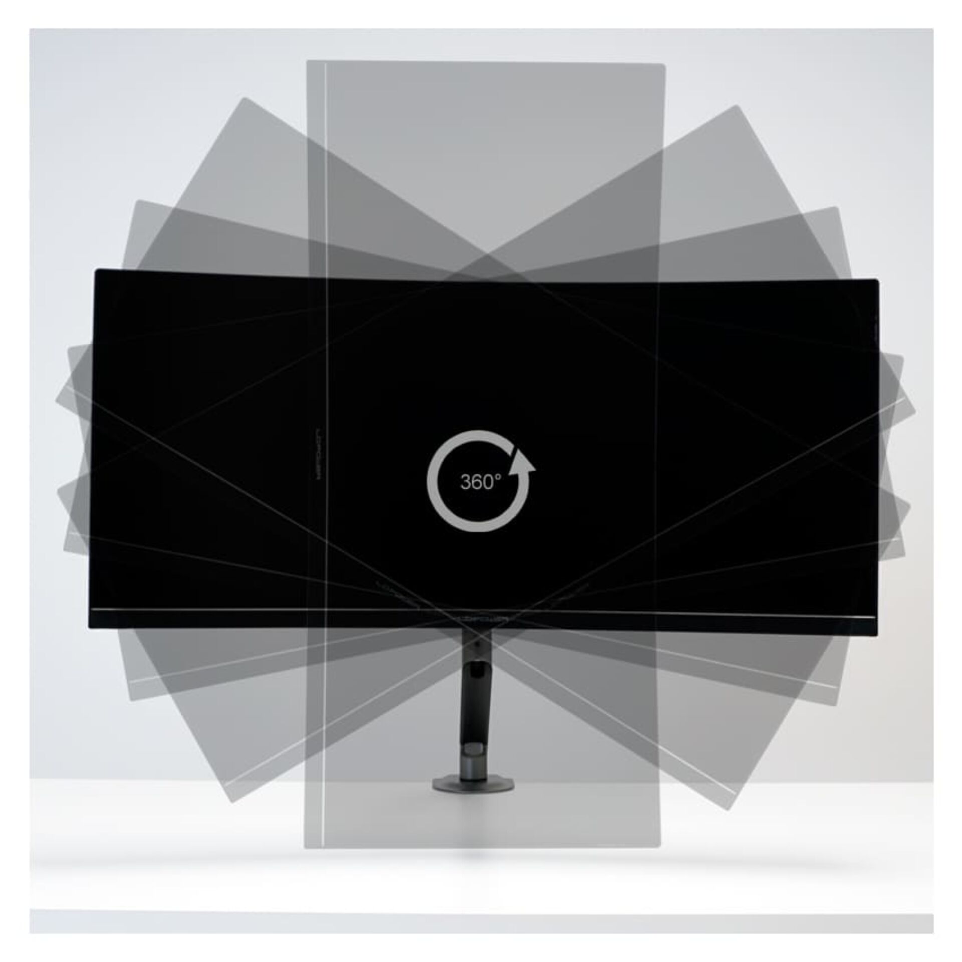 monitor, Bildschirm, LED, ergonomischer Ständer, 360° Rotation