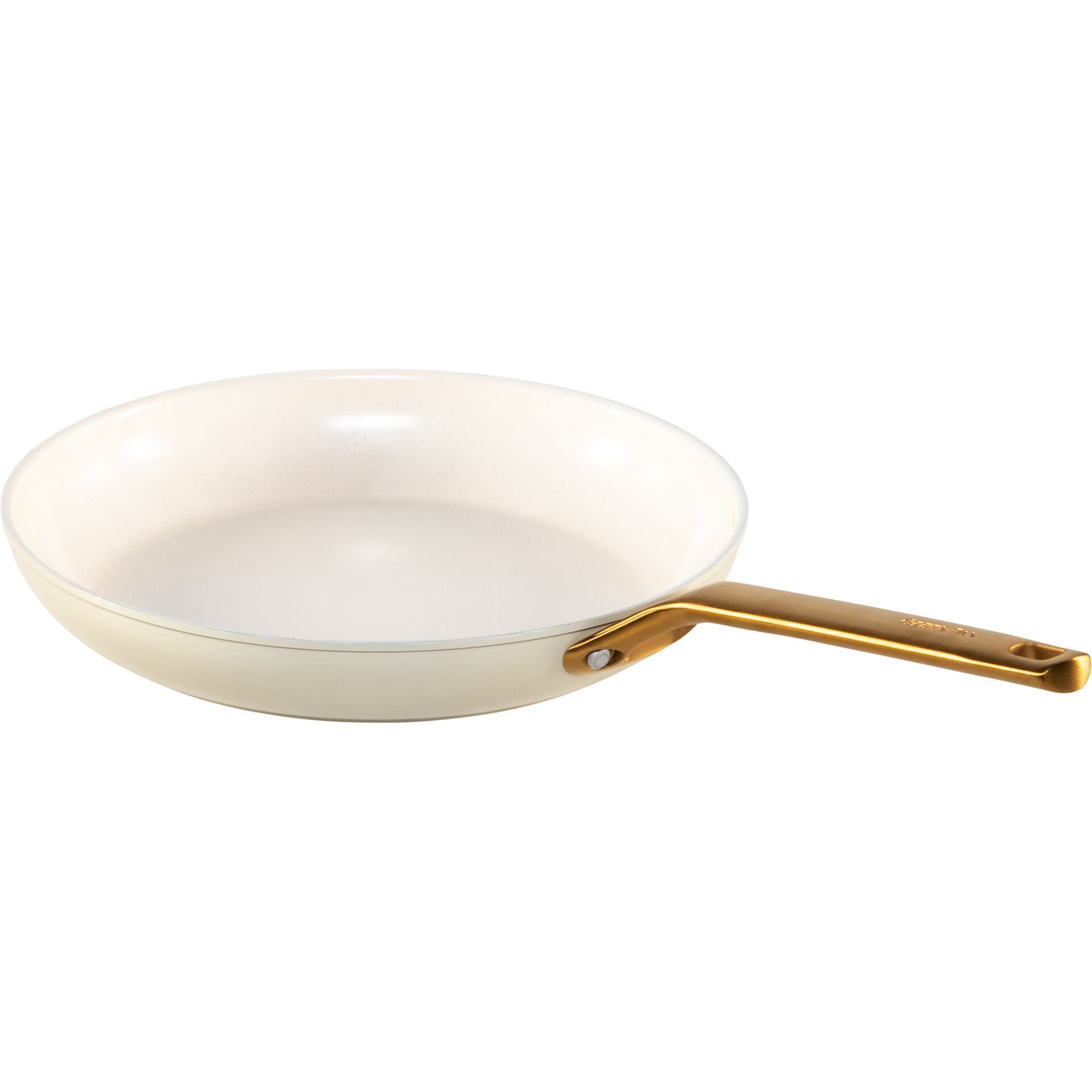 Pfanne, Edelstahl, Antihaft, Goldgriff, Bratpfanne