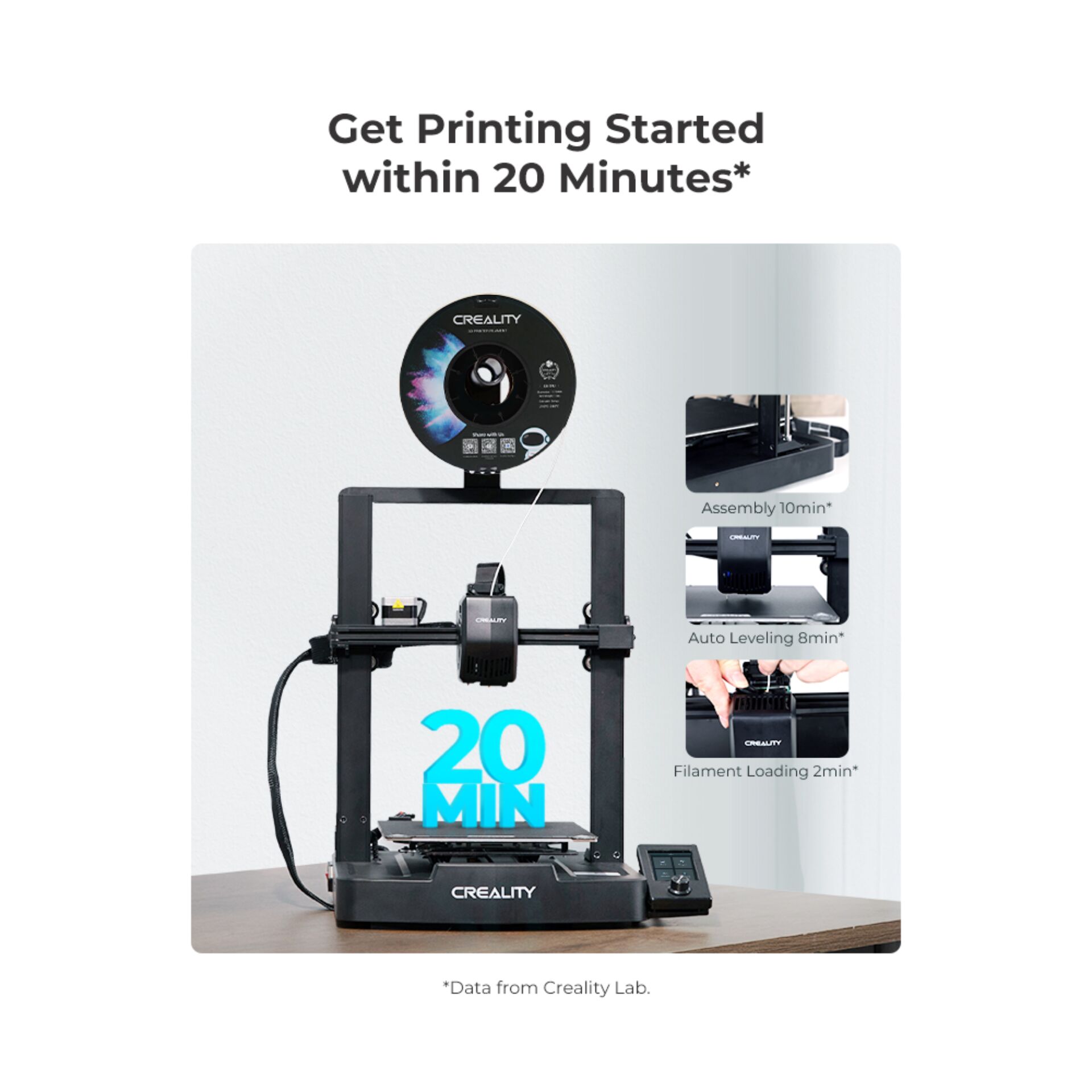 3D-Drucker, Filament-Drucker, Autolevelling, Filament-Laden, Creality