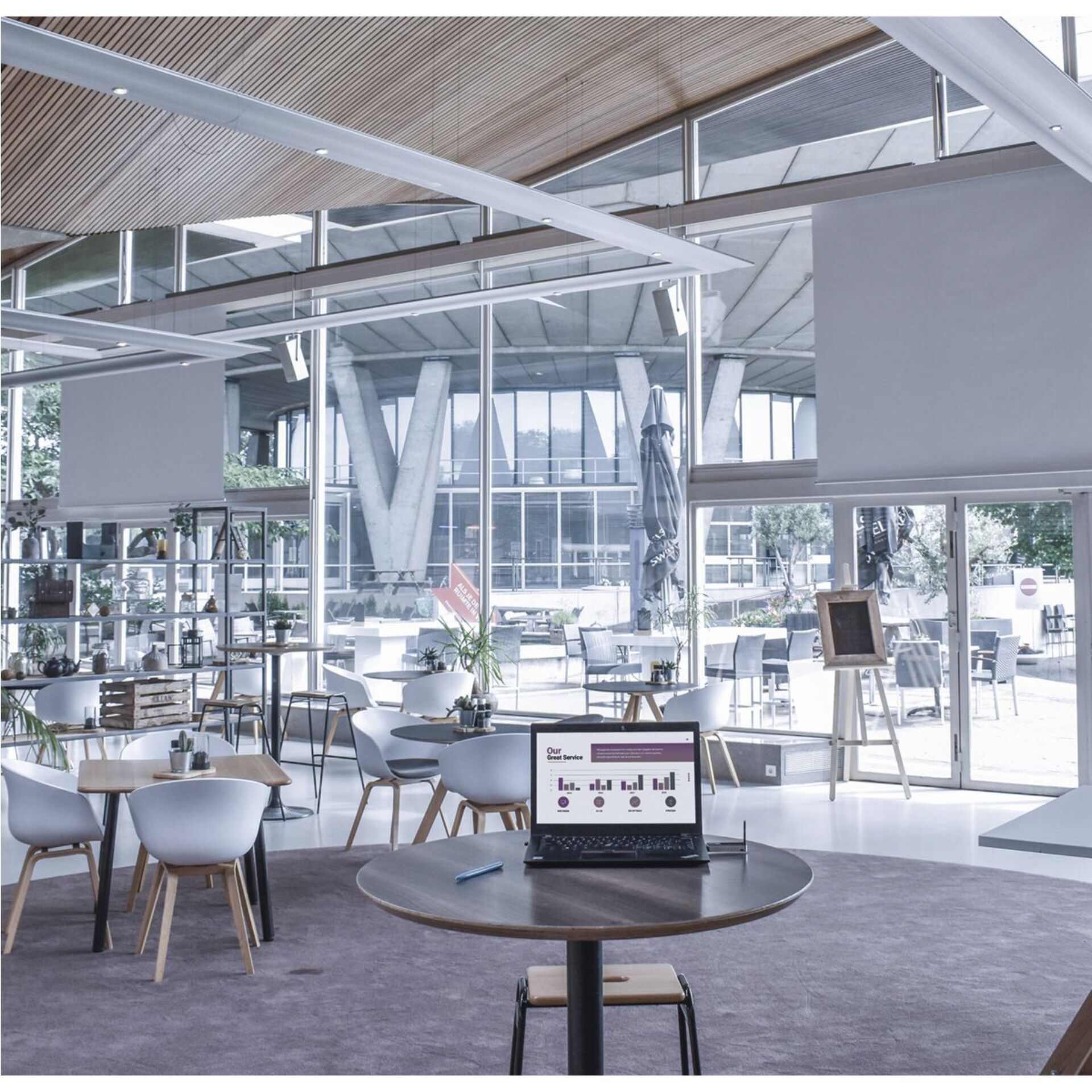 Cafeteria, Drinnen, Restaurant, Mobiliar, Lounge