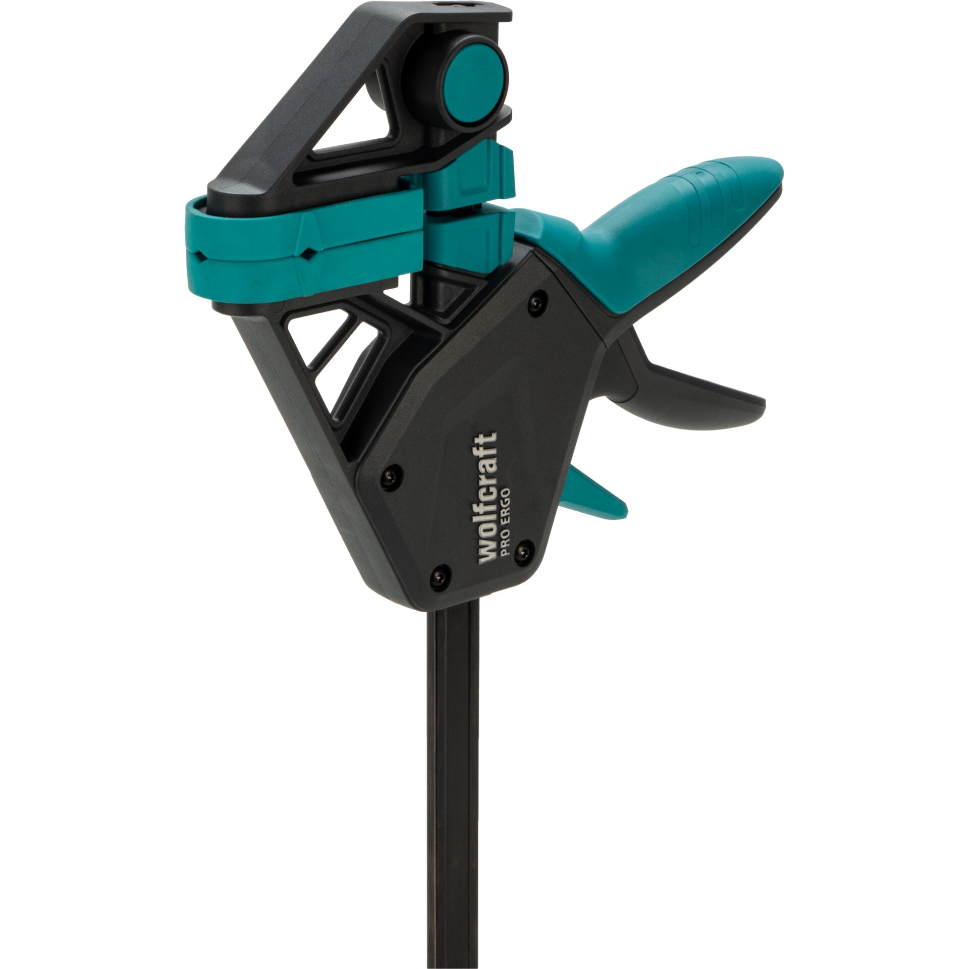 Schraub-/Zugenauslöser, Gartenwerkzeug, Griffbedienung, Teal/accent, Klemmen/Clamp