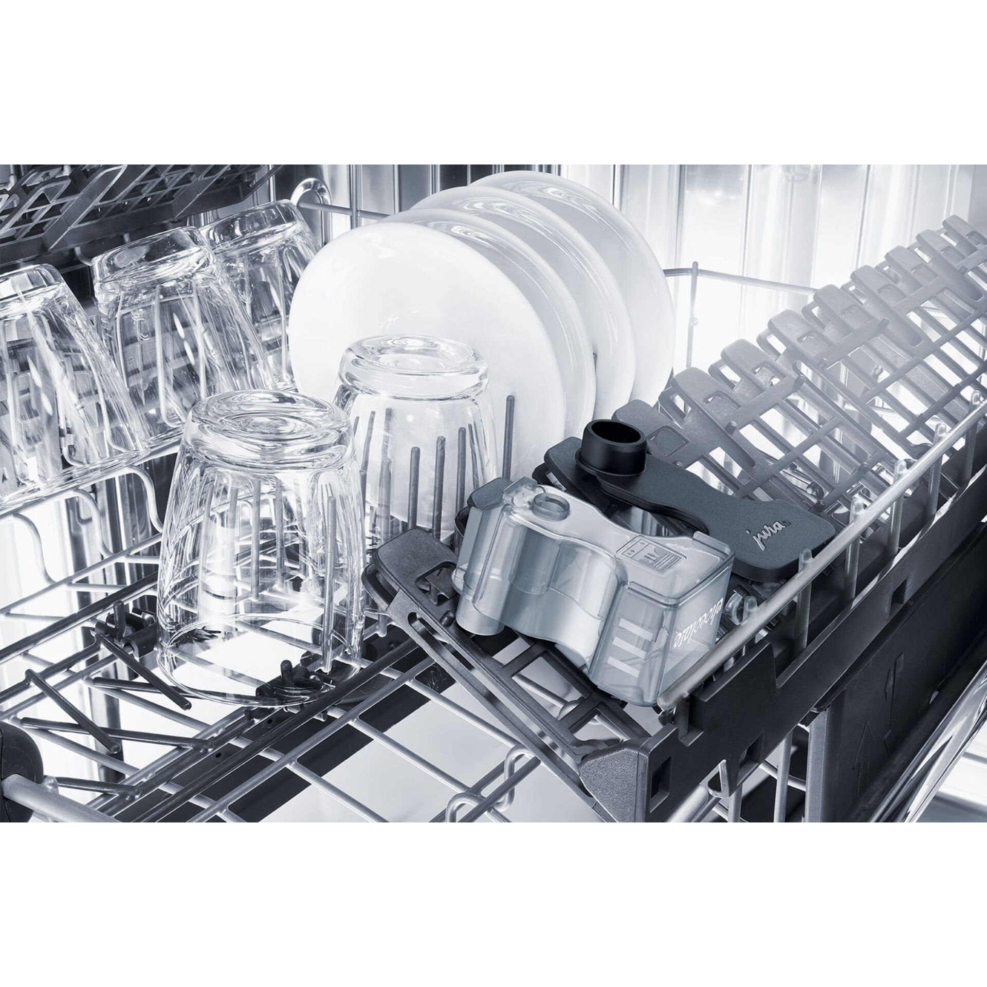 Geschirrspülerzubehör, Gläser, Teller, Schalen, Korb