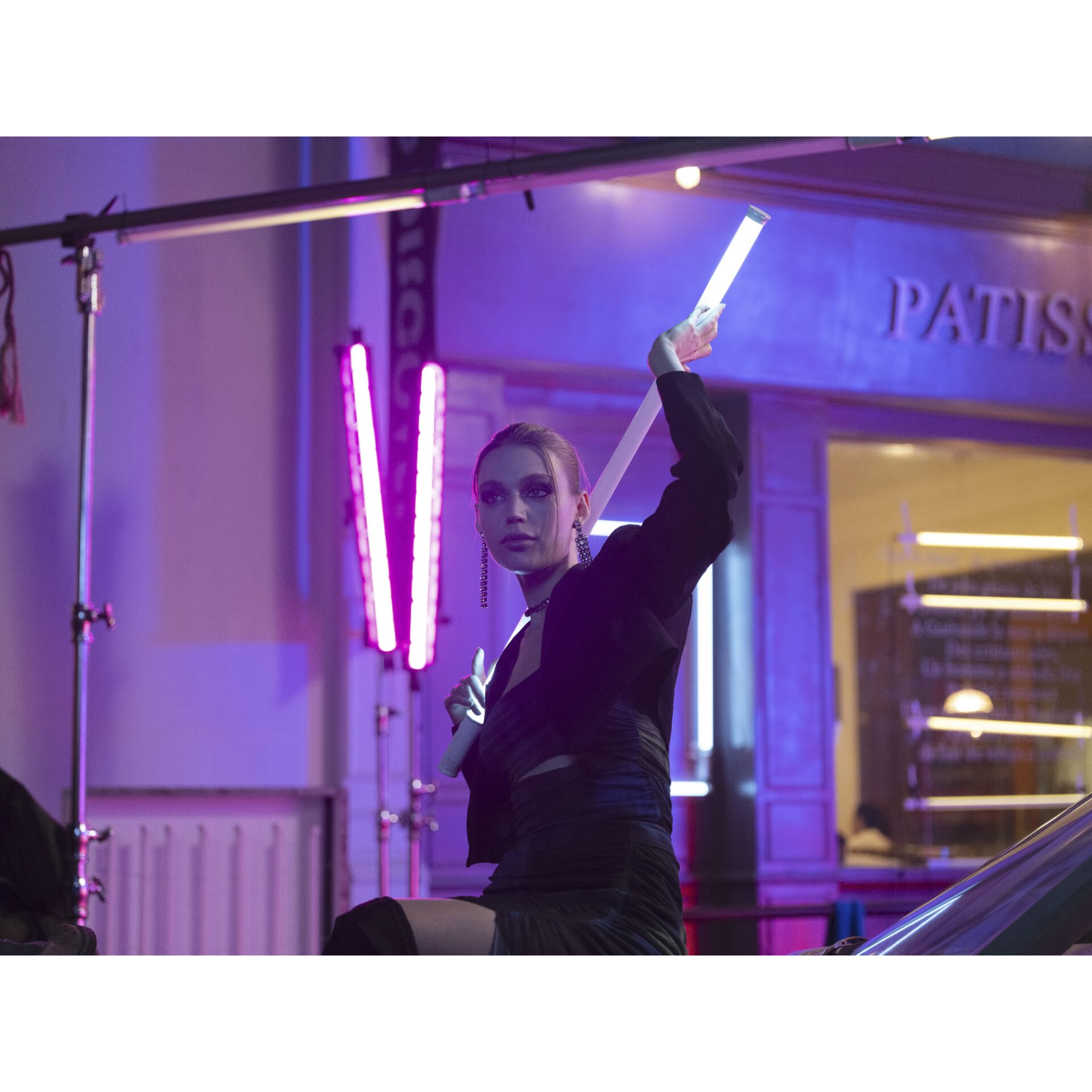 Beleuchtung, Person, Leicht, Violett, Portrait