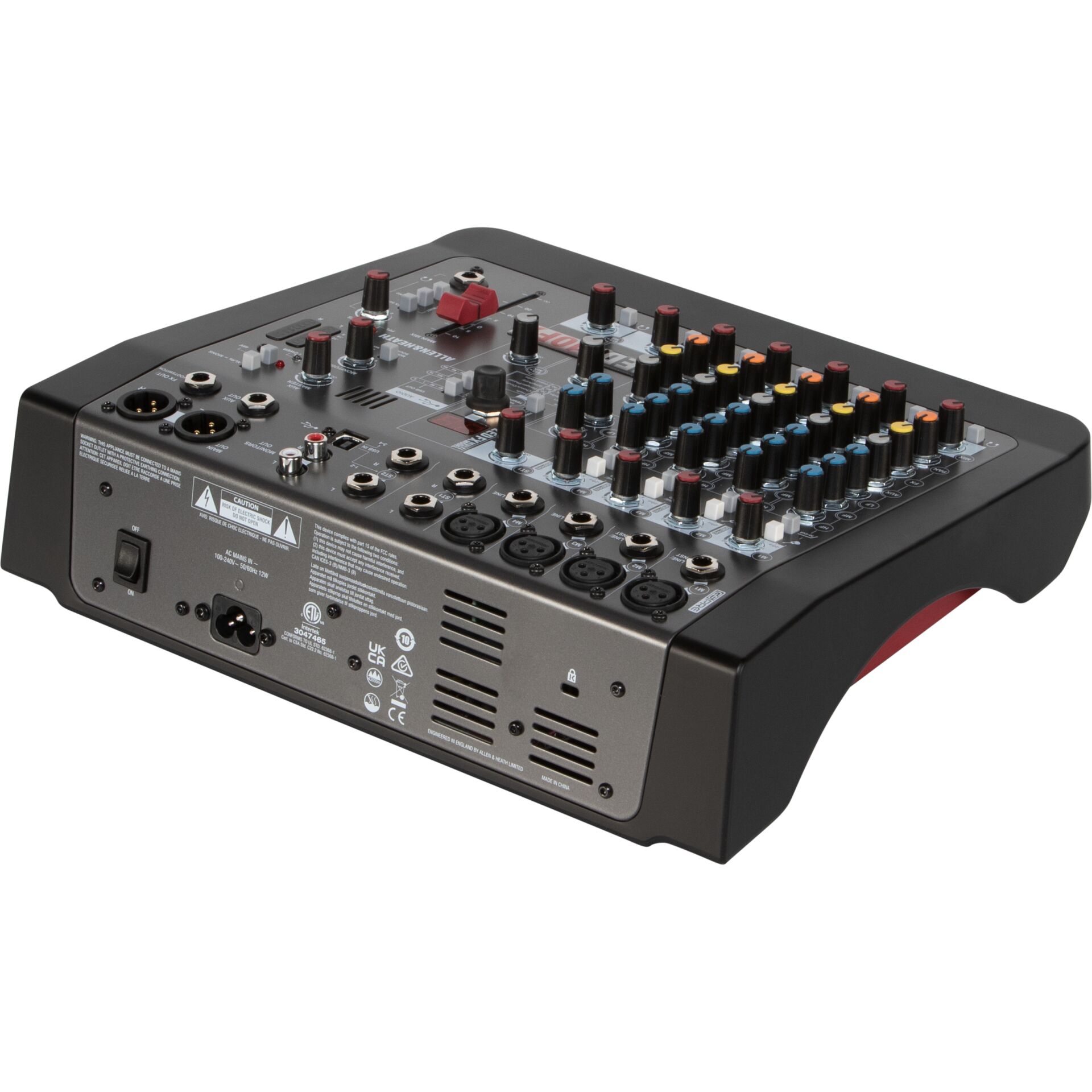 audio mixer, mixer, soundboard, analoger Mischpult, Knöpfe