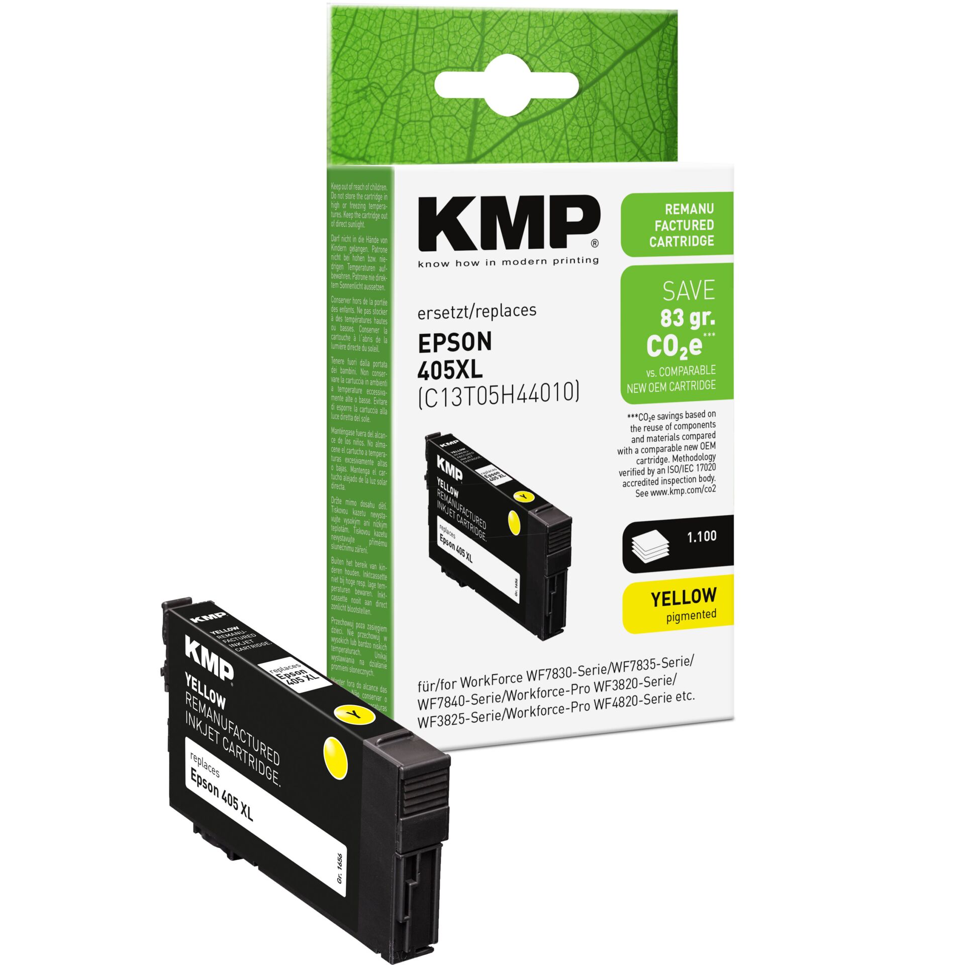 Adapter, Elektronik, Computer-Ausrüstung, Computerausrüstung, QR-Code, tintenpatrone, gelb, ersatz, epson kompatibel, kmp cartridge