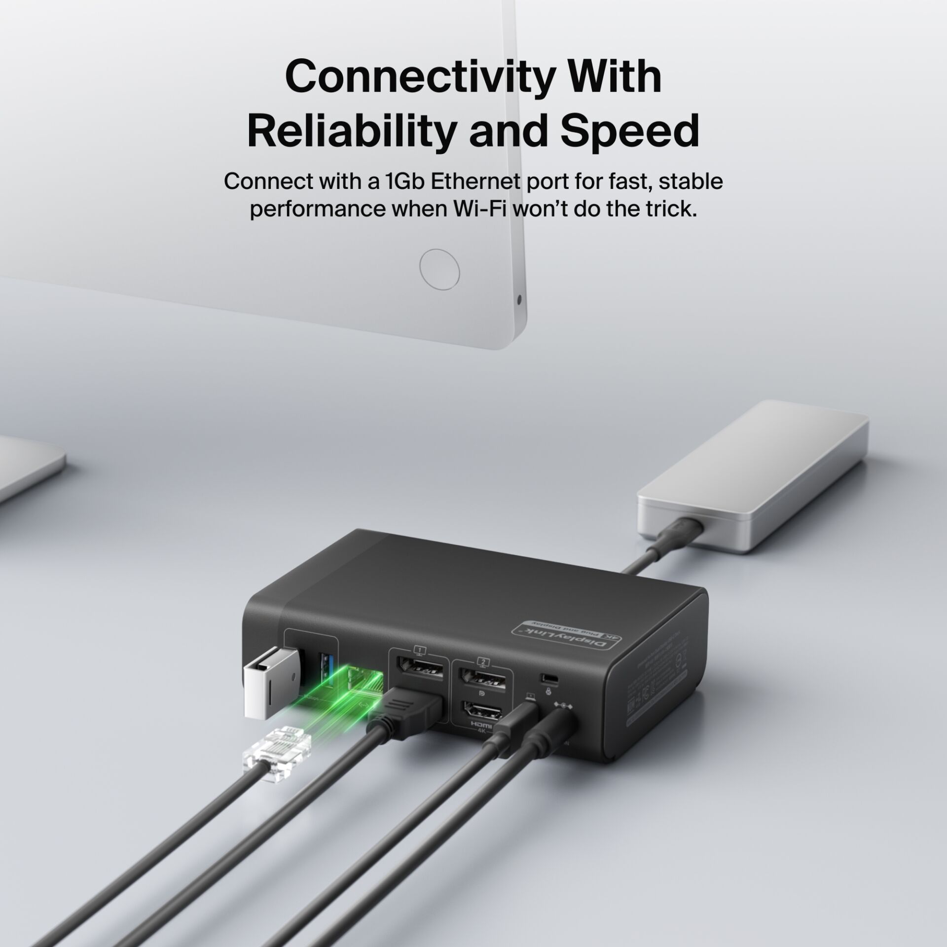 Multiport Adapter, USB-C Hub, Ethernet Port, HDMI Ports, Power Delivery