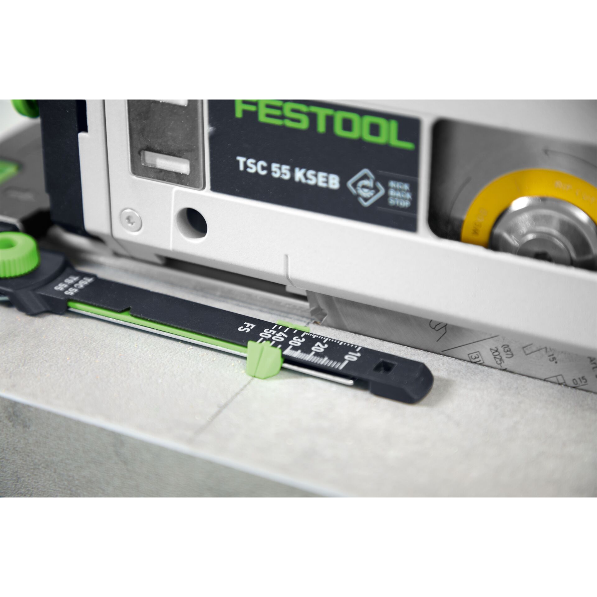 Kreissäge, Schnittführung, Tischkreissäge, Schiene, Gratmesser