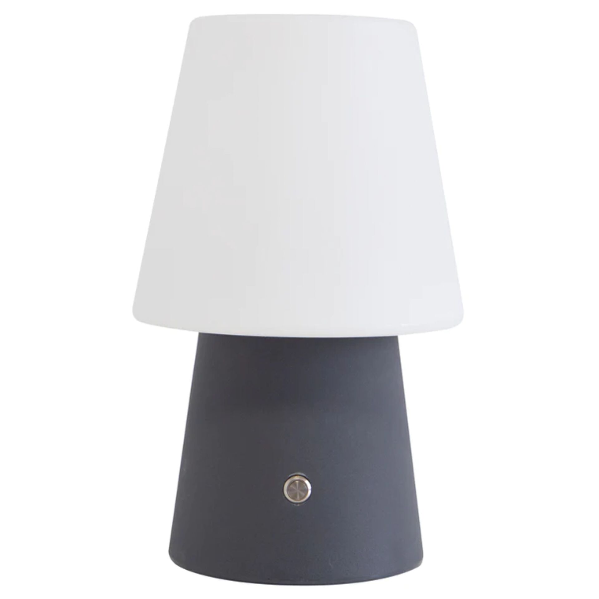 8 seasons No. 1 Anthracite 30 dimmbare RGB-LED mit Akku Lampe, Lampenschirm