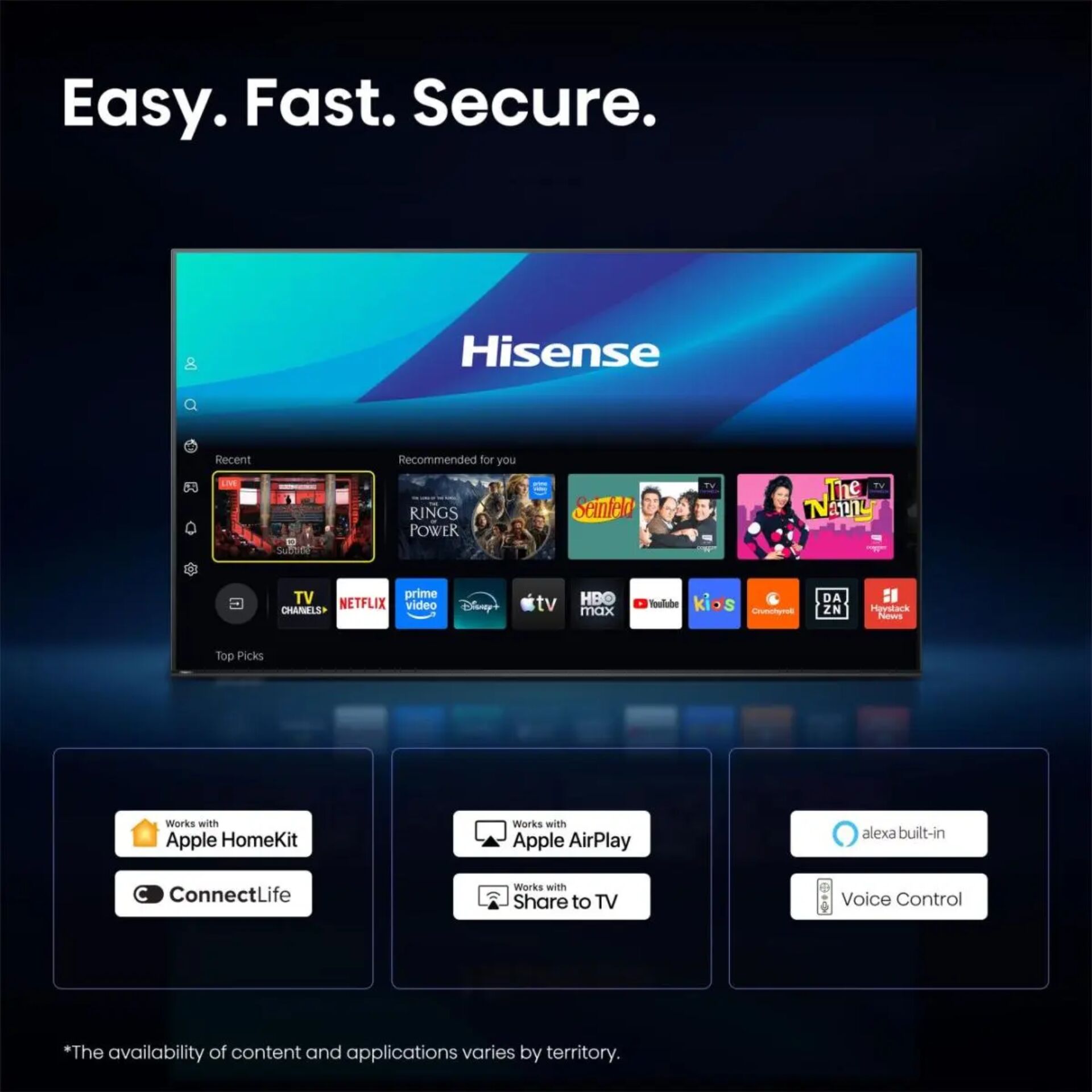 TV, Smart TV, LED, TV-Oberfläche, Heimkino