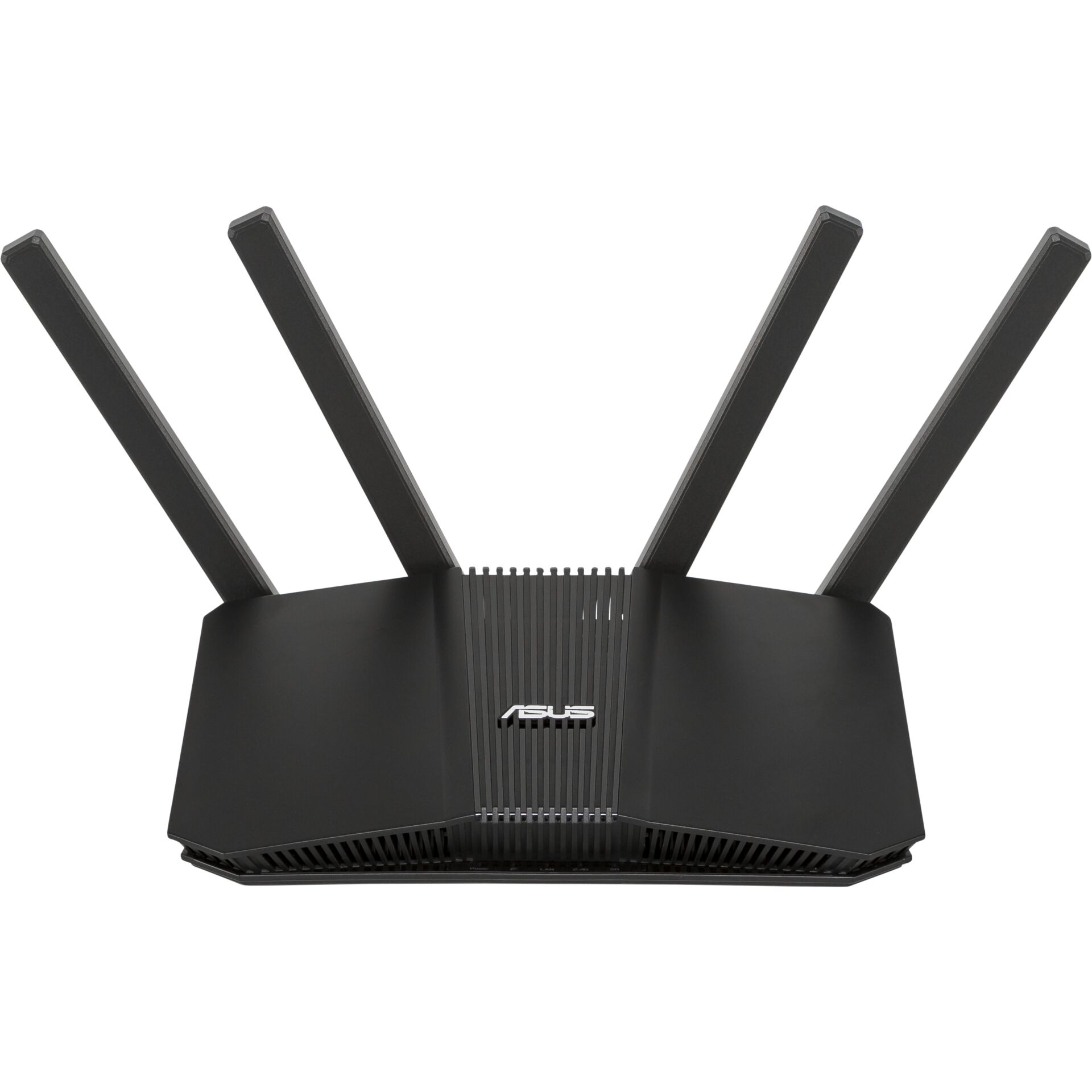 router, WLAN-Router, mehrere Antennen, schwarz, ASUS-Marke nicht sichtbar