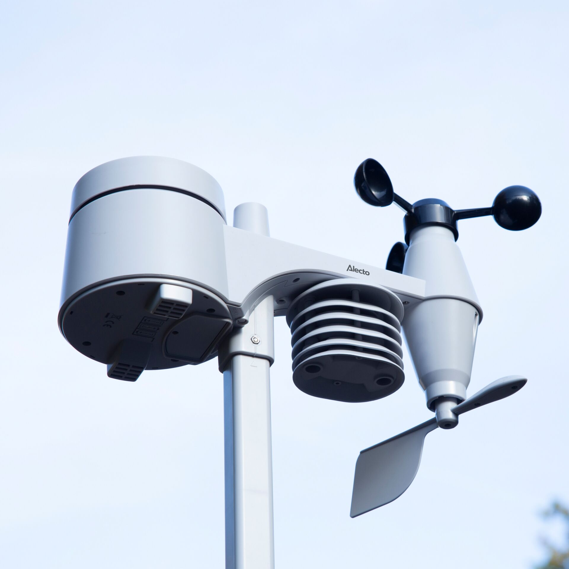 windvane, anemometer, wetterstation, metall, messsensor