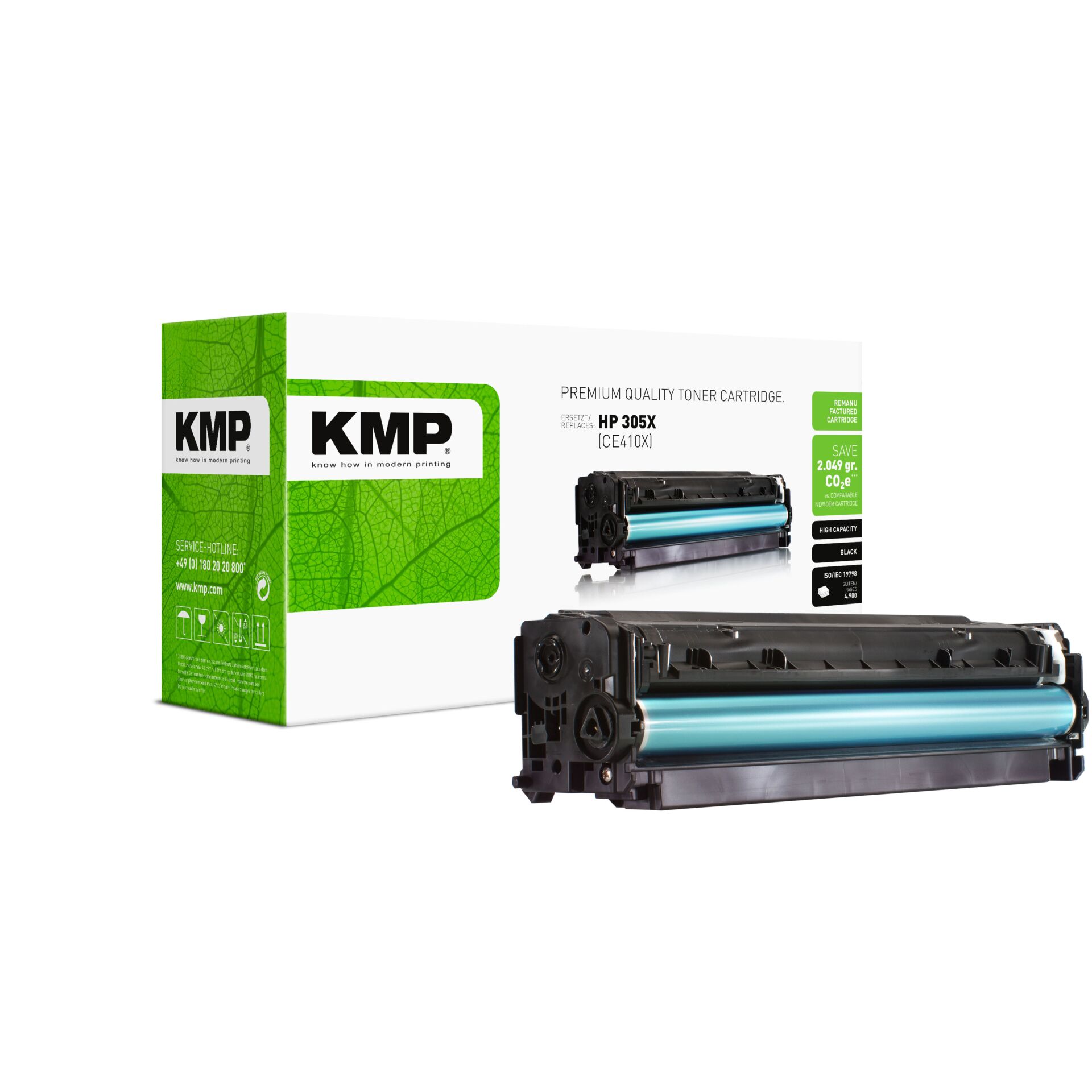Computerausrüstung, Elektronik, Hardware, Maschine, Toner, Tonerpatrone, Druckerpatrone, HP 305X, KMP toner