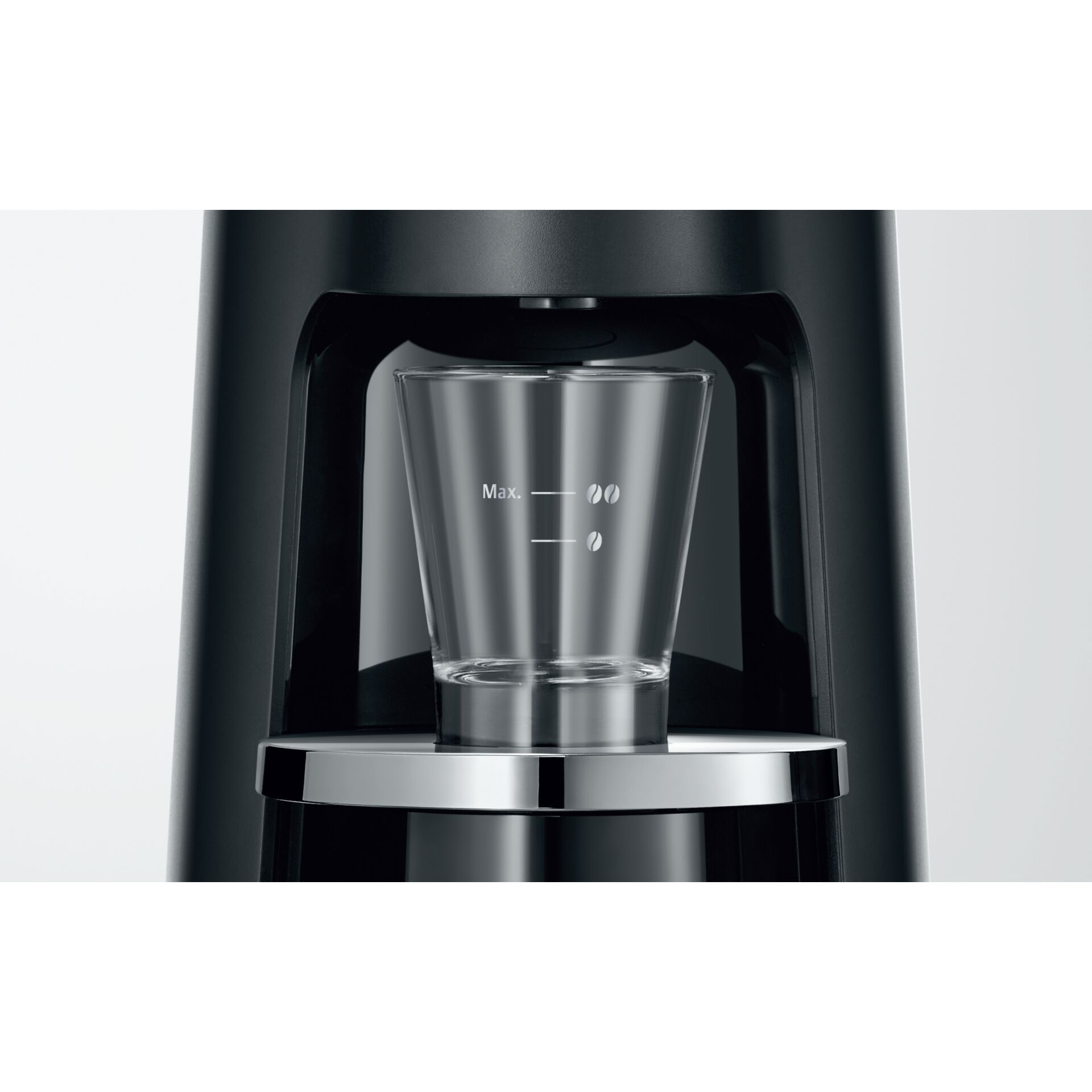 Kaffeemaschine, Glaskanne, Schwarz, Moderne Küchenmaschine, Glasbehälter