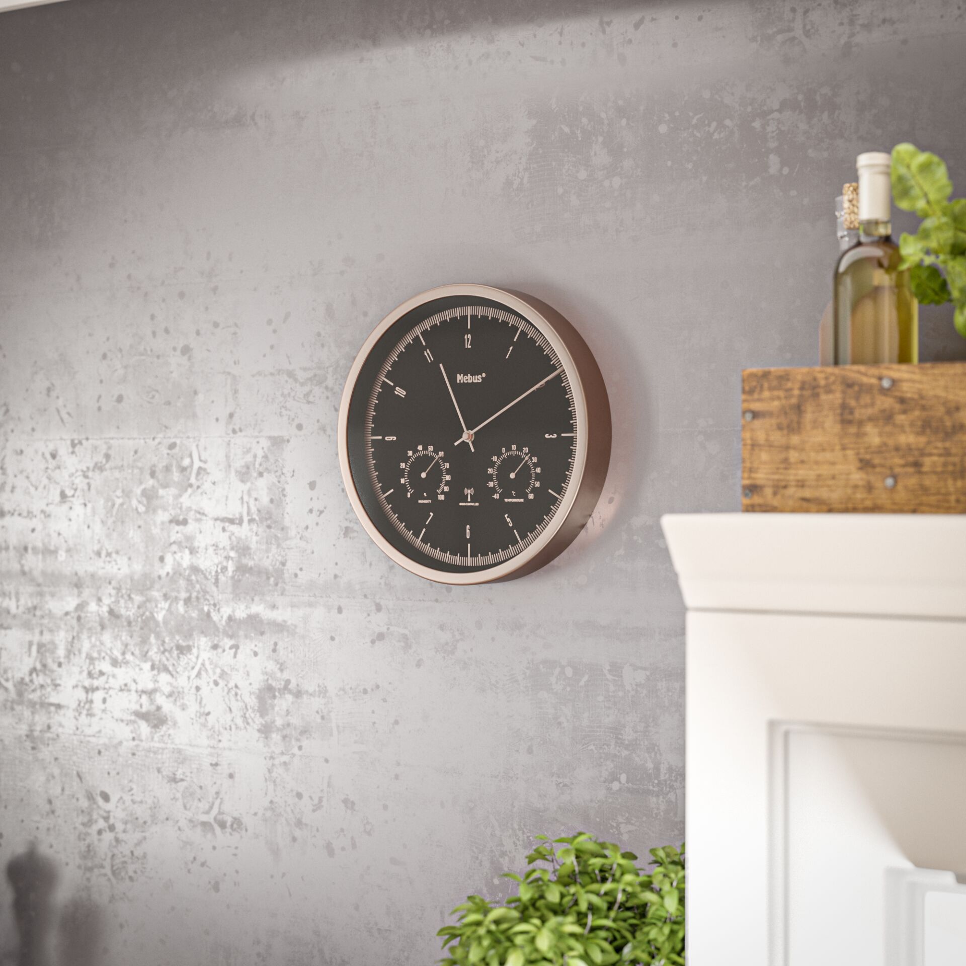 Drinnen, Innenarchitektur, Gebäude, Mauer, Wanduhr