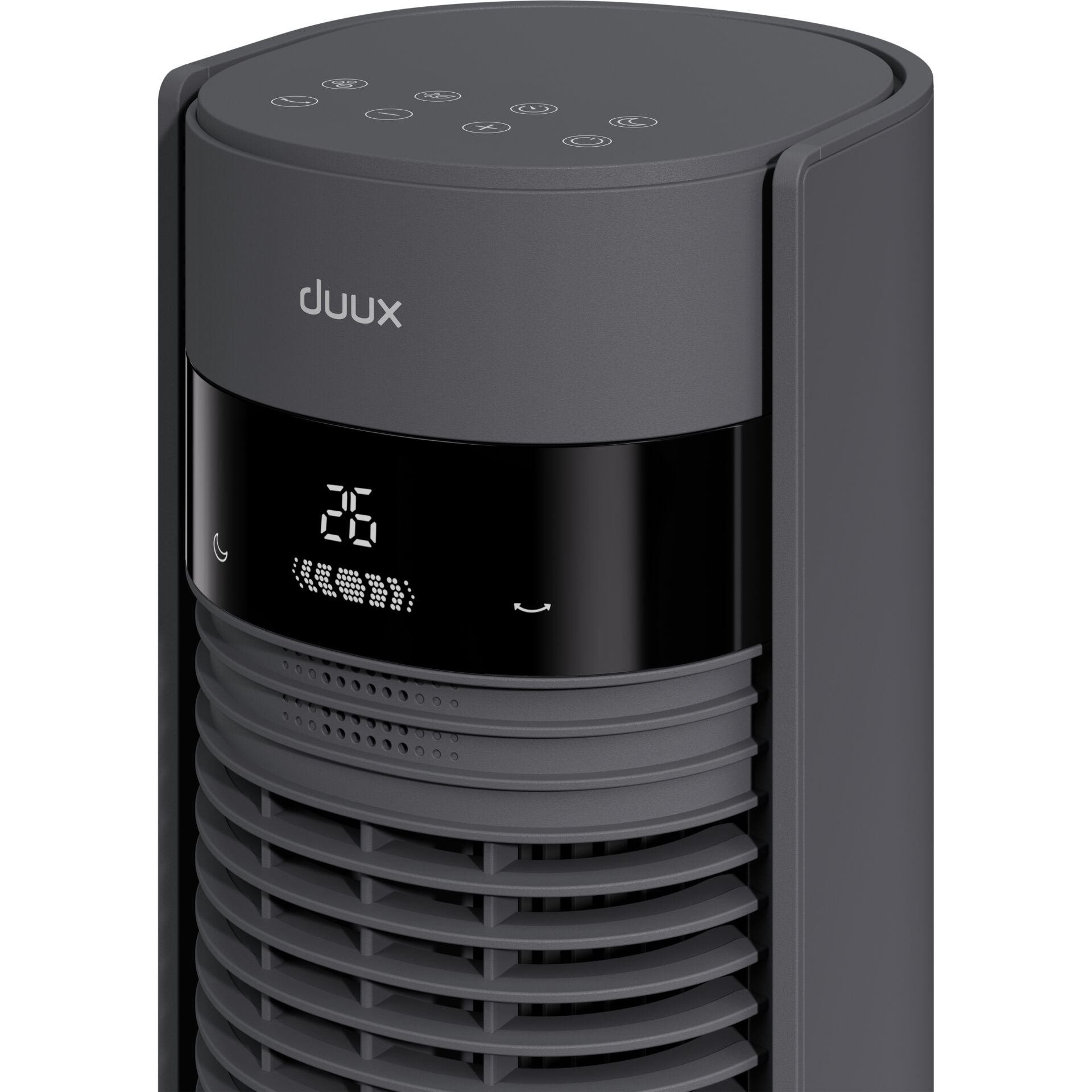 Luftkühlung, Klimagerät, Ventilator, Digitaldisplay, grau