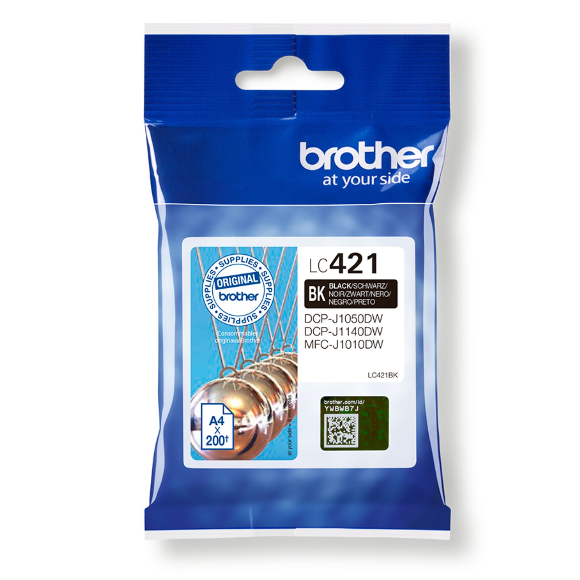 Brother LC-421 BK schwarz