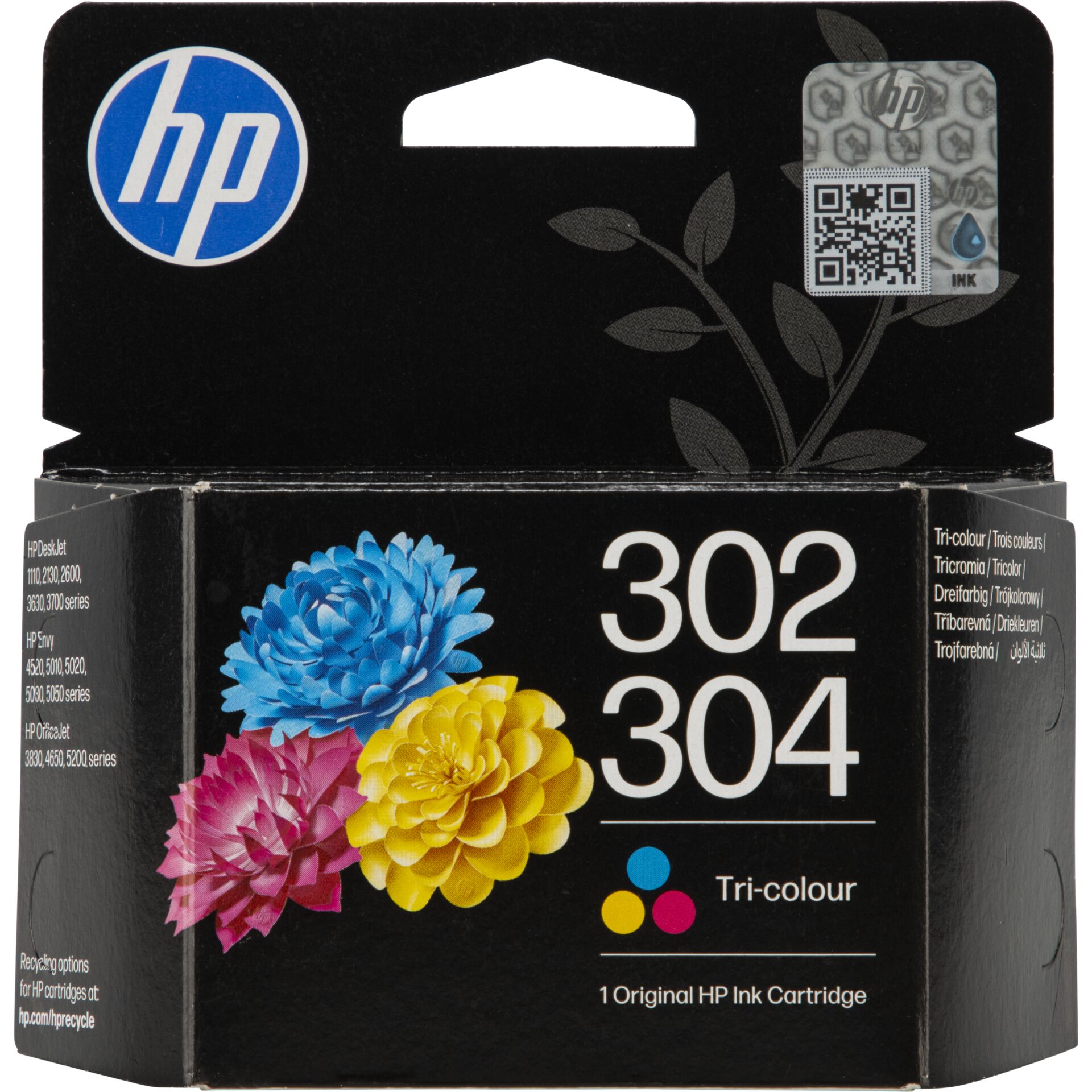 Tintenpatrone, HP Tintenpatrone, Druckerpatrone, Tri-color, 302 304