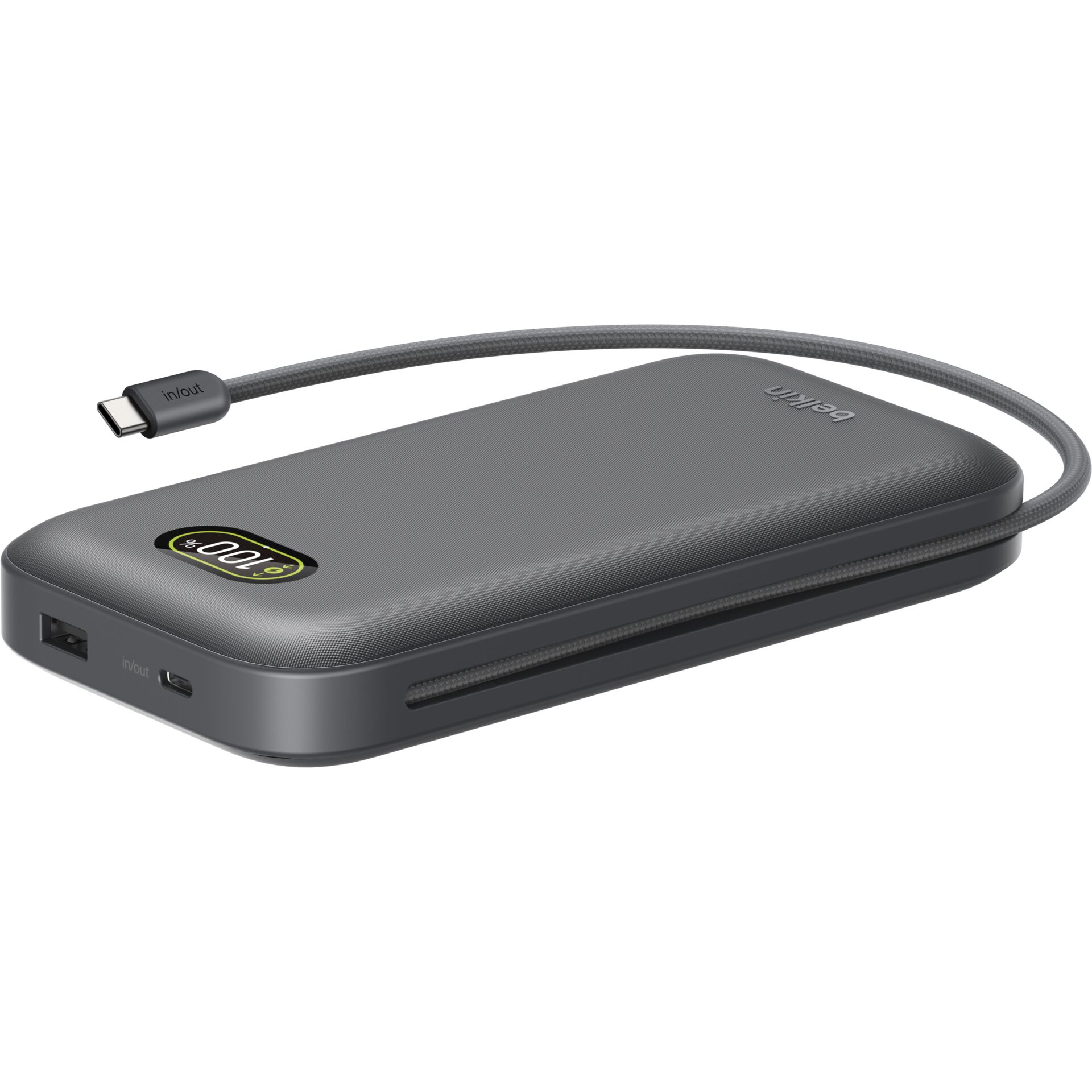 externer, festplatte, 2,5 zoll, portabel, USB-C, grau
