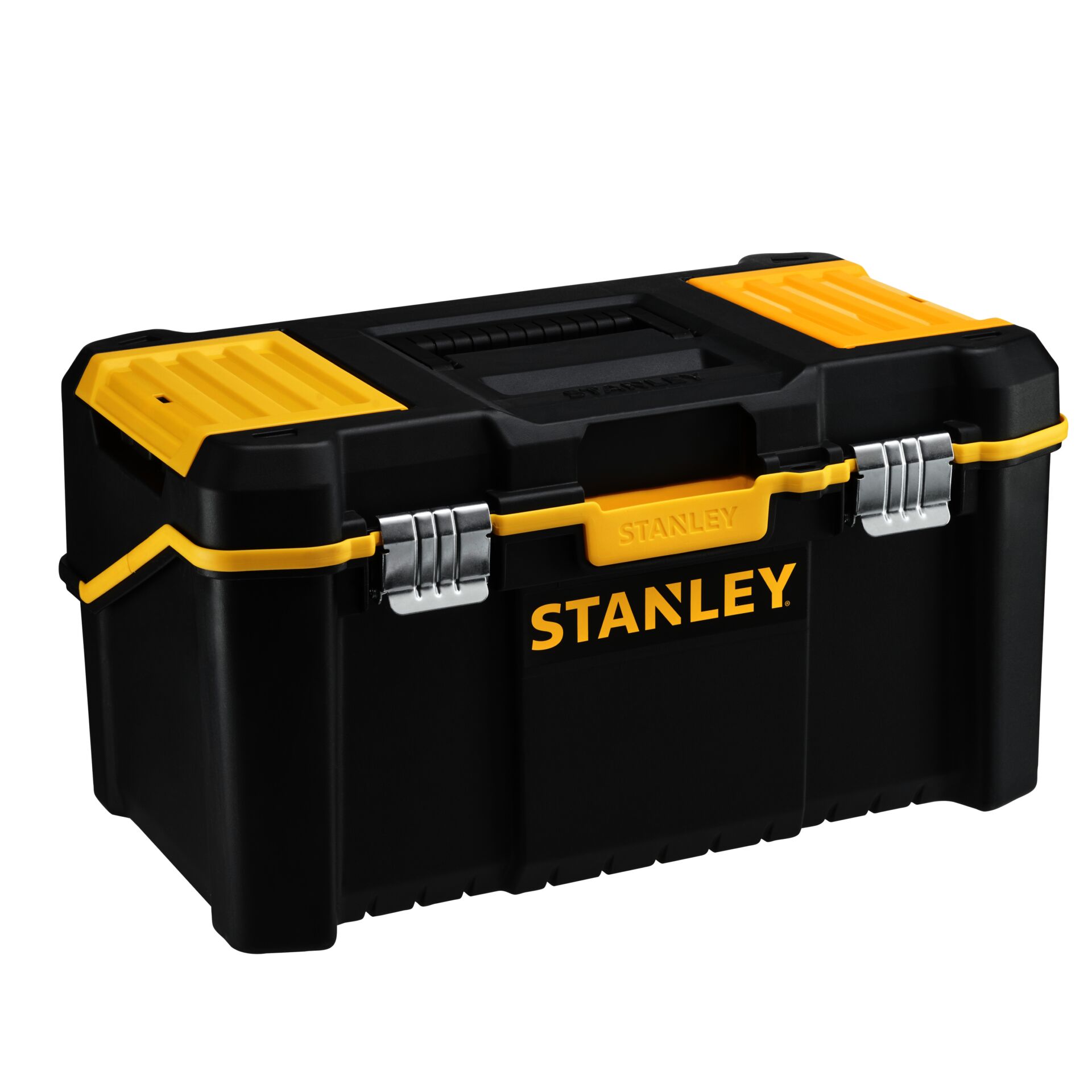 Toolbox, Storage case, Plastic, Schwarz, Gelb