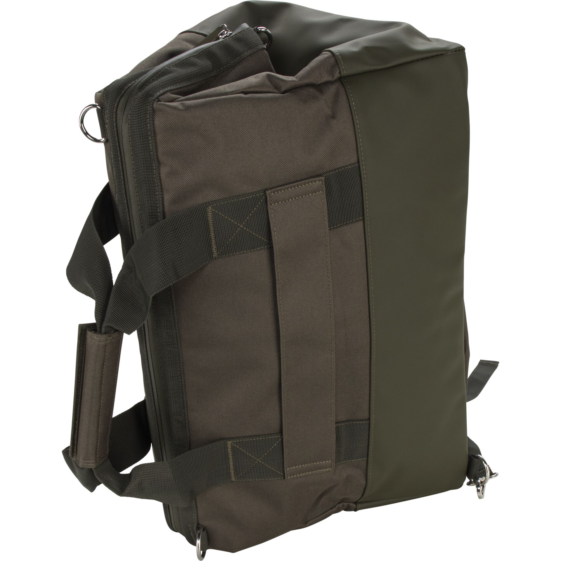 Rucksack, Messenger Bag, Military grün, Schultergurt, Rucksack seitlich
