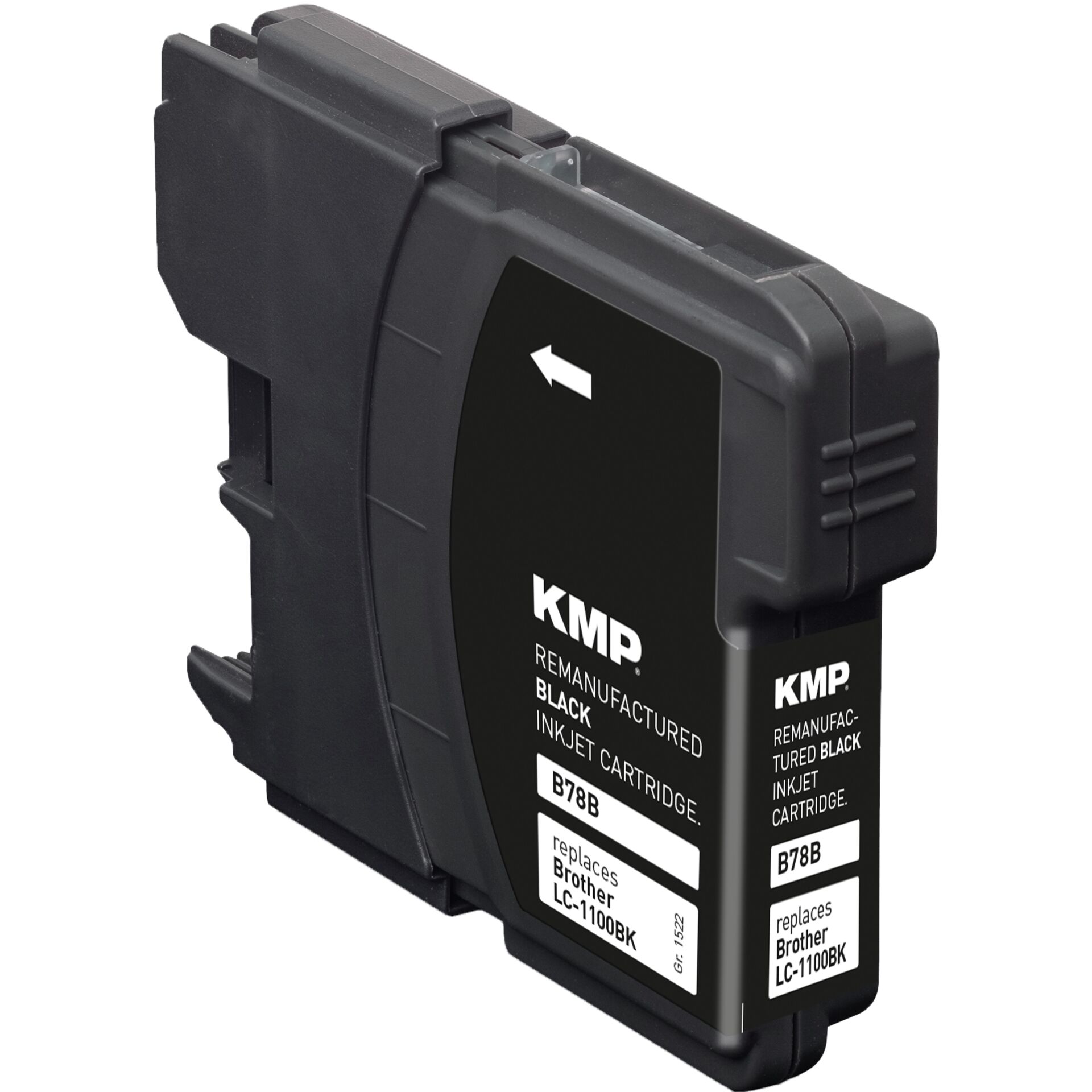 Adapter, Elektronik, Tonerpatrone, Tintenpatrone, Schwarz, B78B ersetzt, KMP