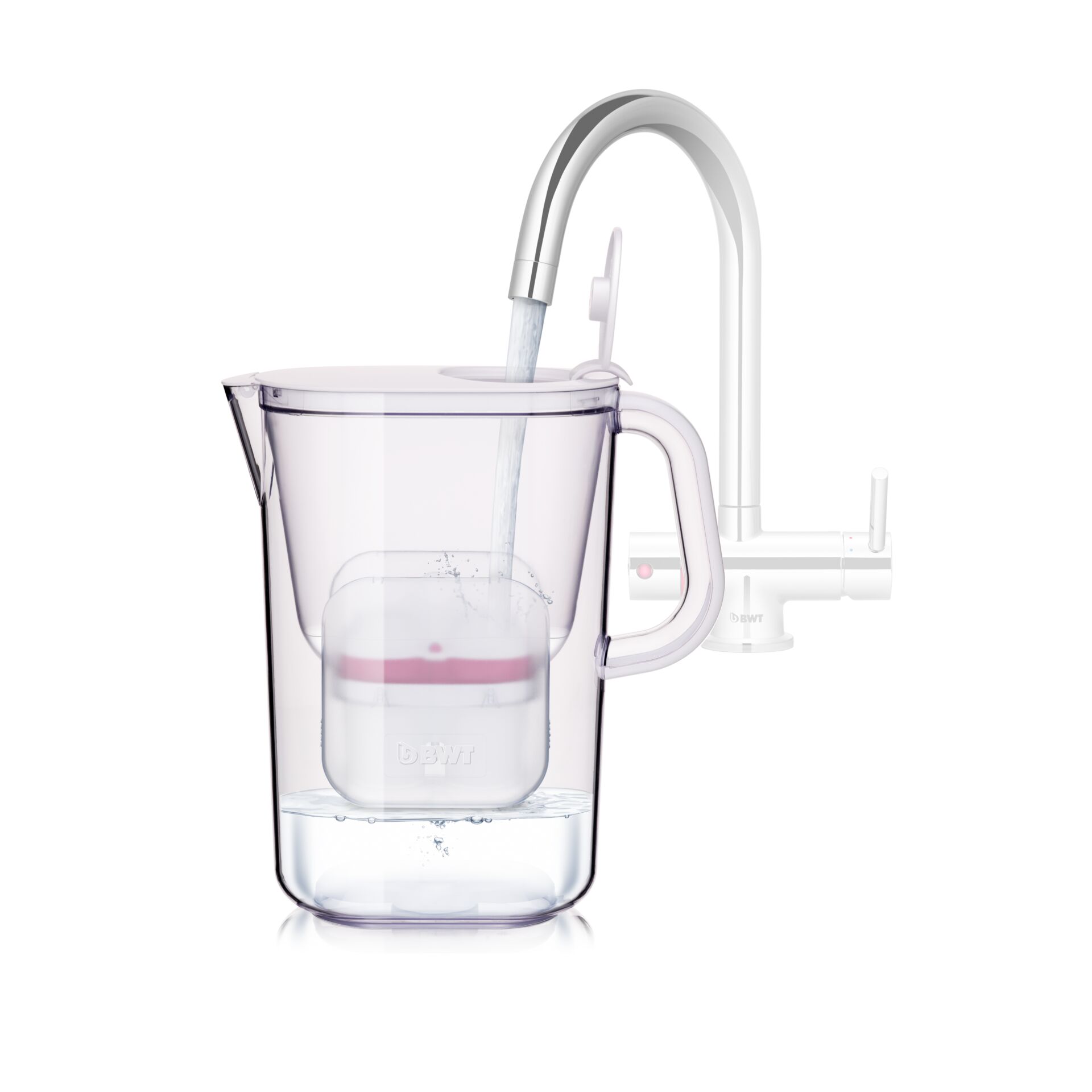 Wasserfilter, Wasserkanne, Küchengerät, Filterbehälter, Spülarm