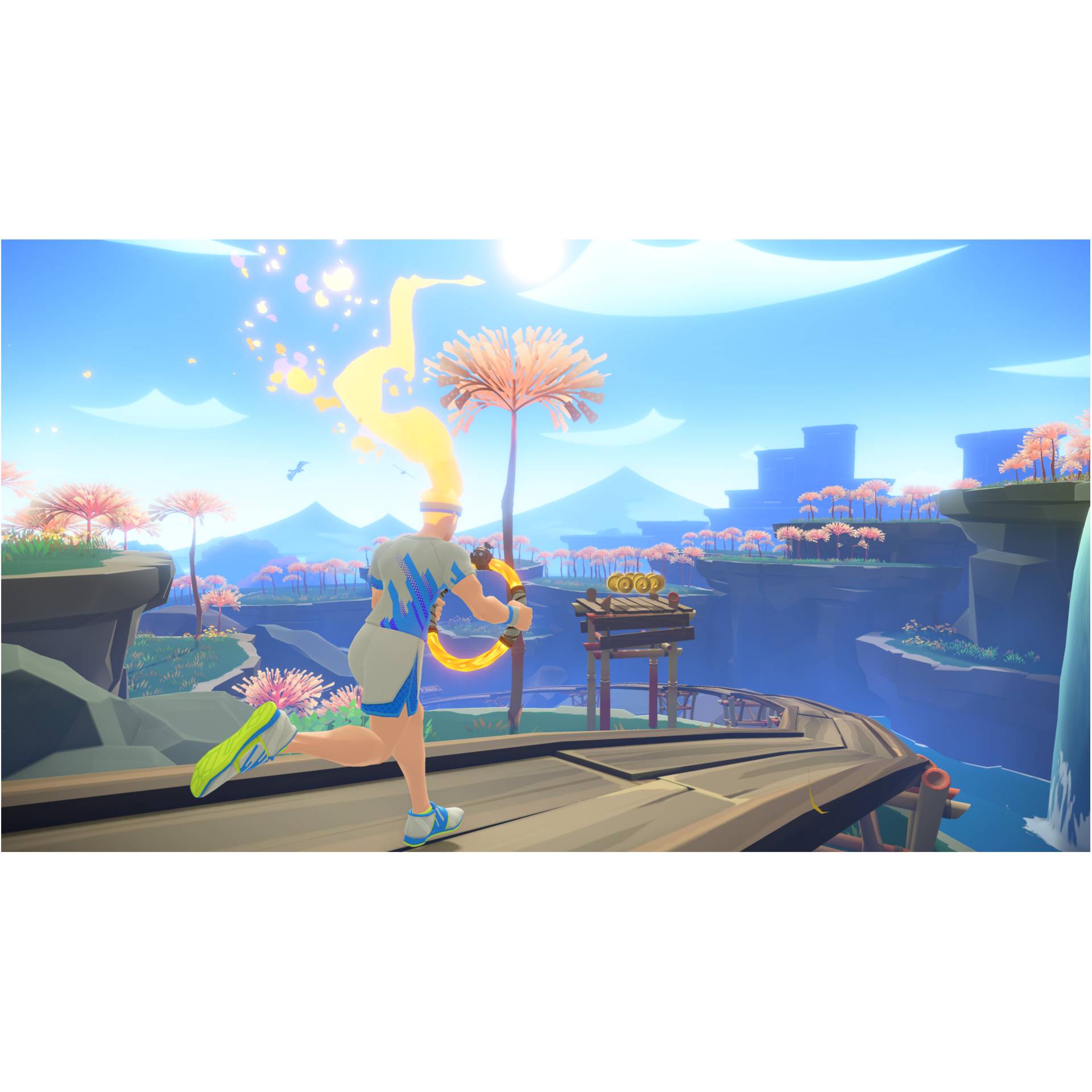 Uferpromenade, Kurze Hosen, Topfpflanze, Himmel, Schuh