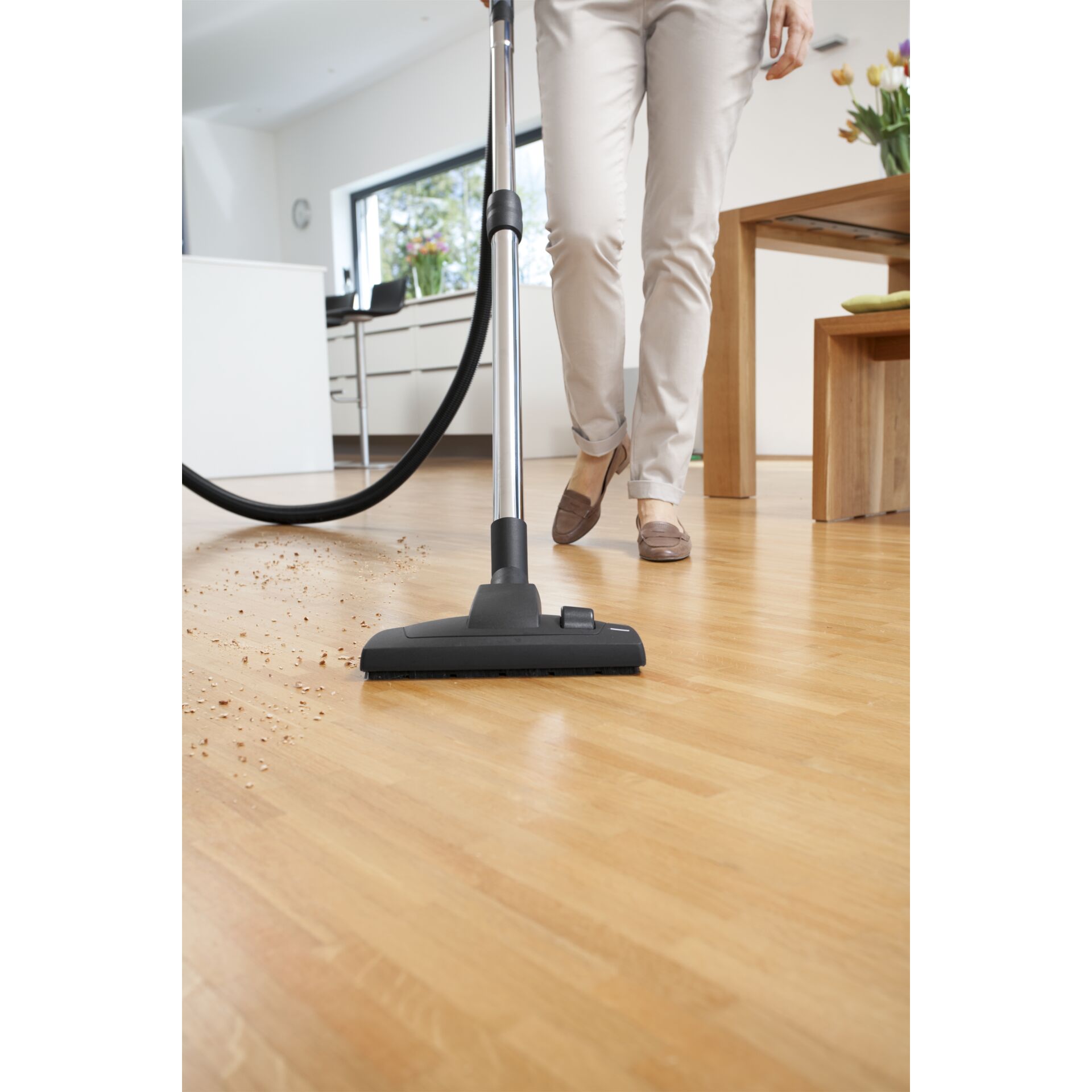 Drinnen, Innenarchitektur, Holz, Reinigen, Person