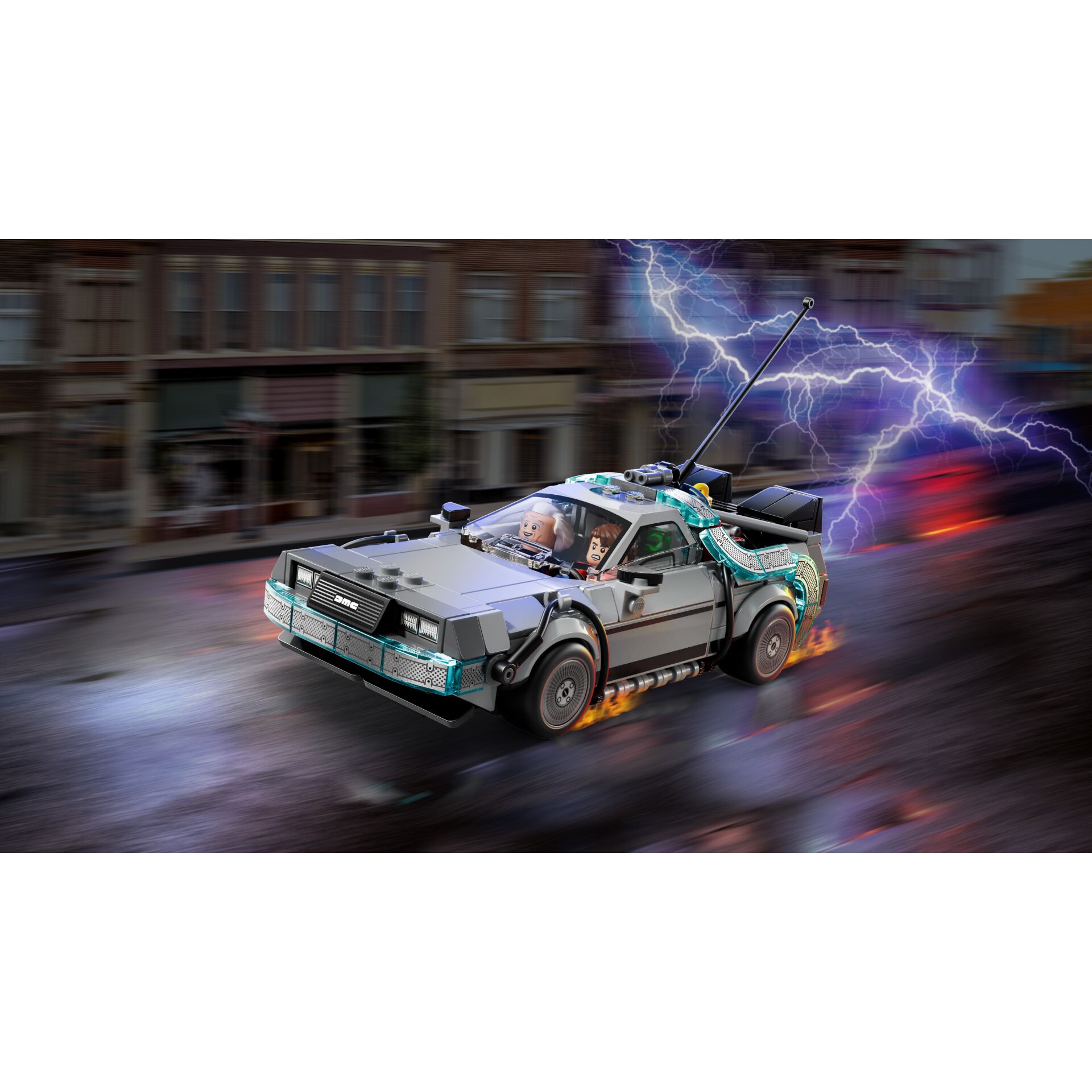 LEGO, DeLorean, Time Machine, Electric SFX, Car