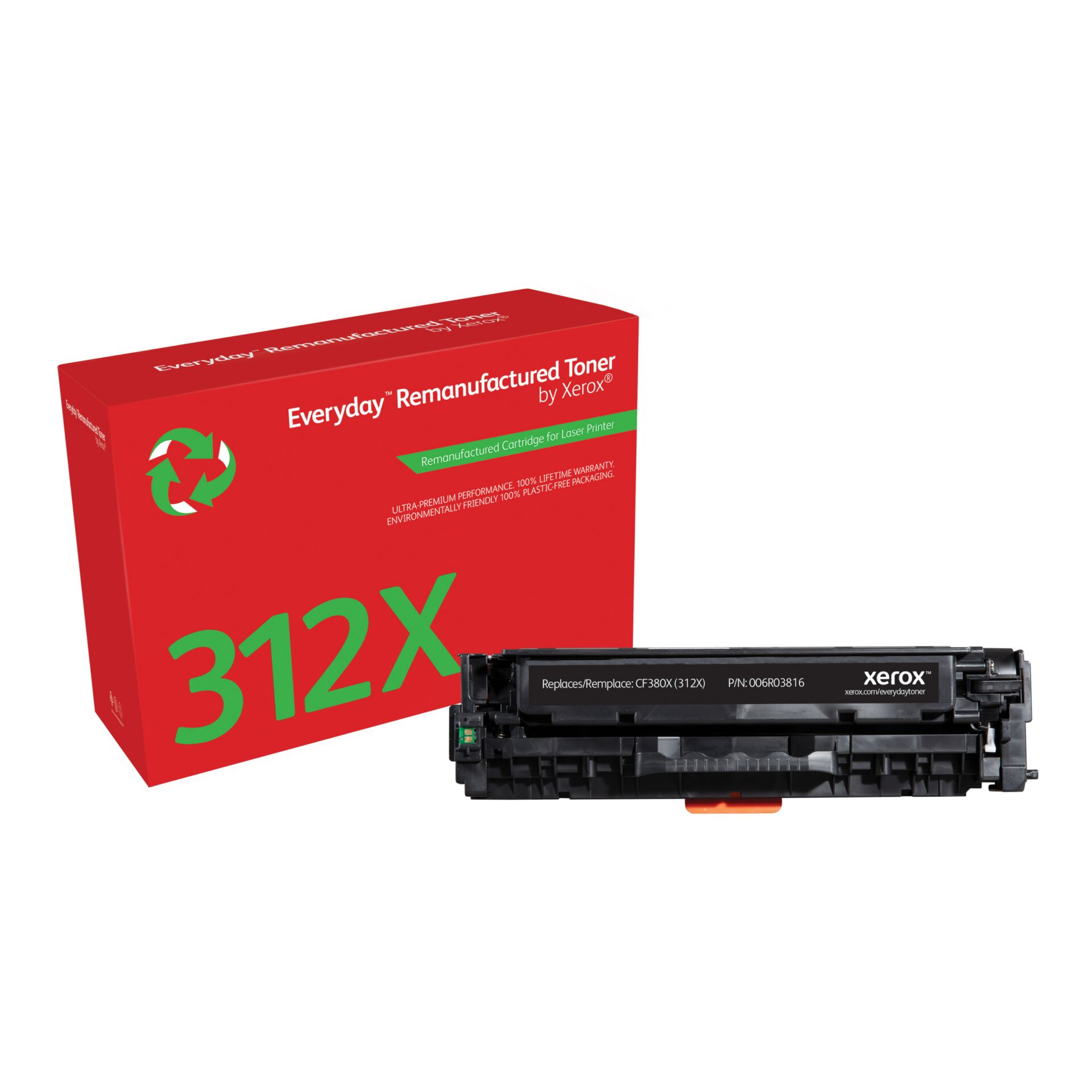 Toner, Remanufactured, Laserdrucker, CF380X, 312X